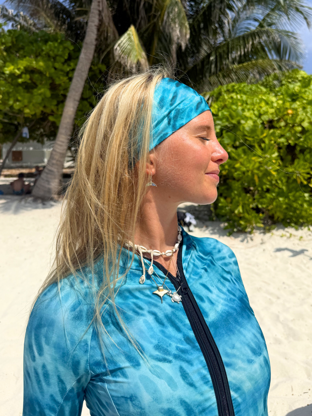 Tiger Shark Ribbon - Turquoise