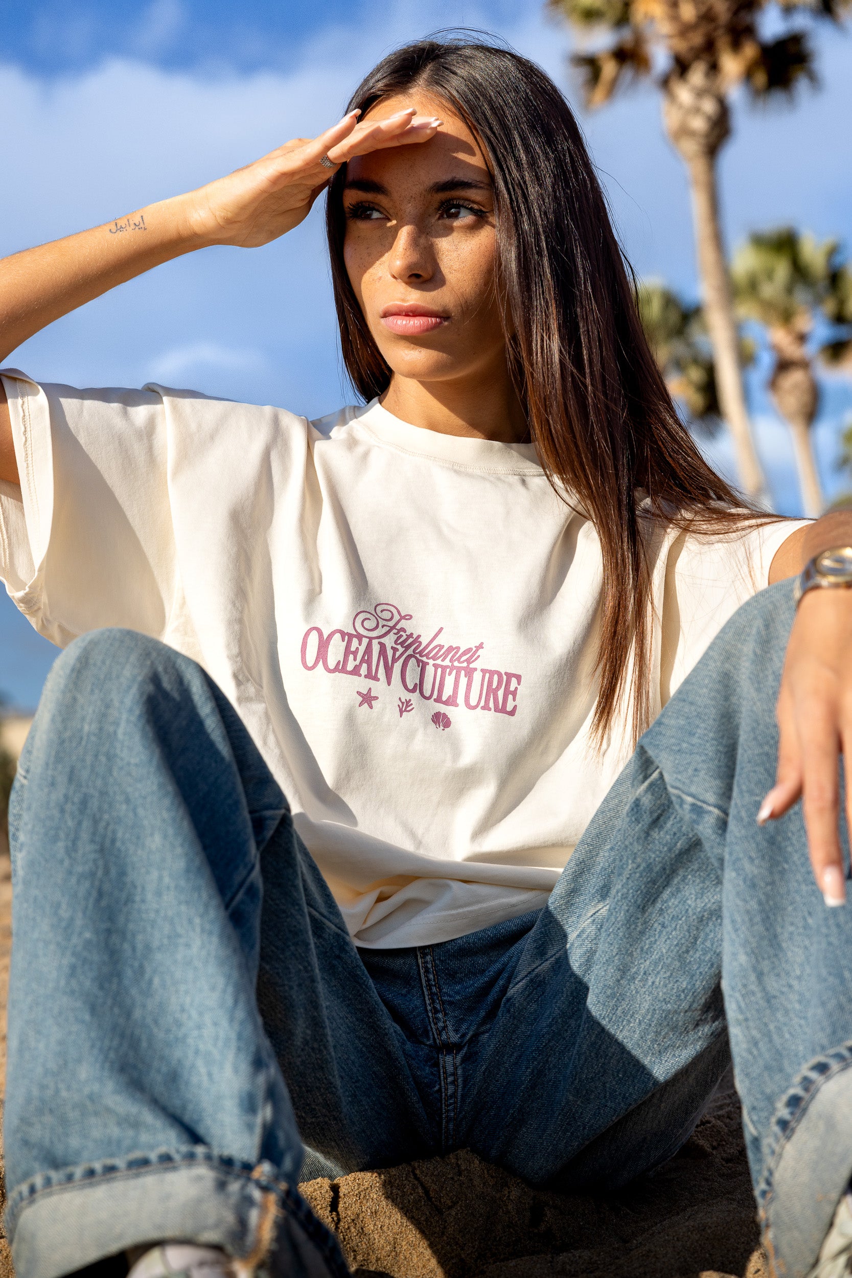 Camiseta Biotop – Beige