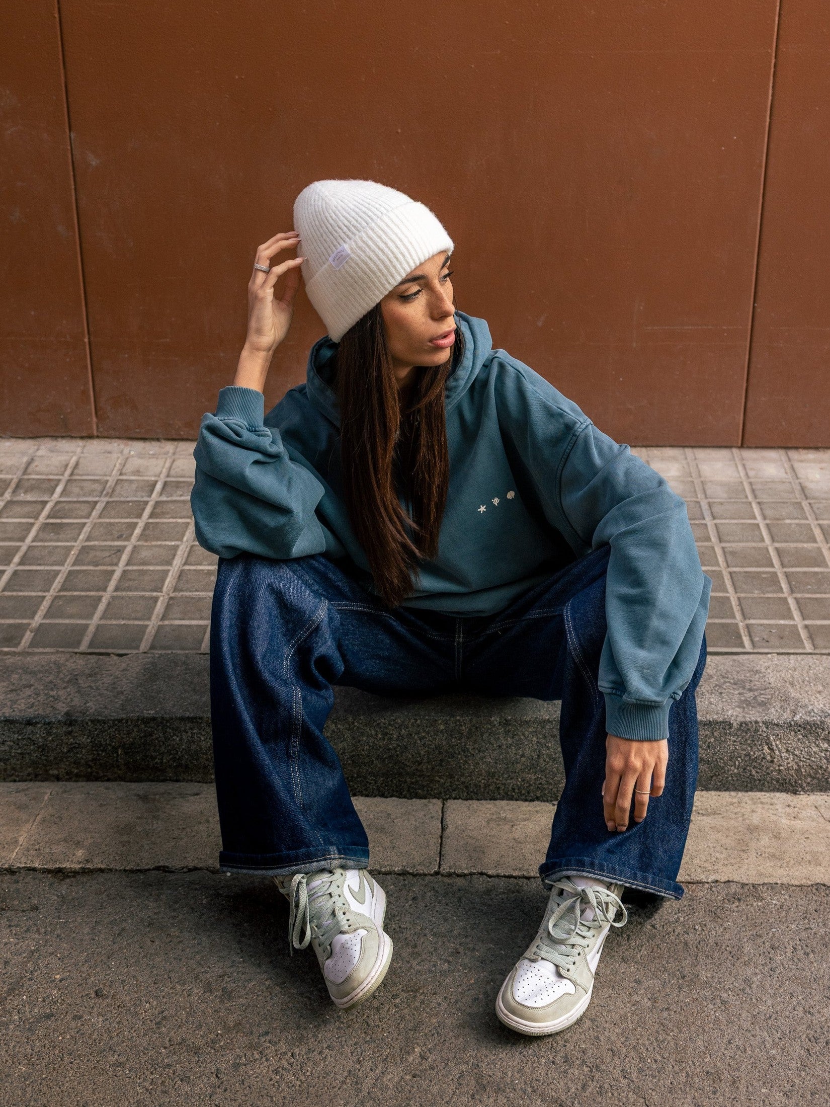 Sweat-shirt Essentiel – Bleu profond
