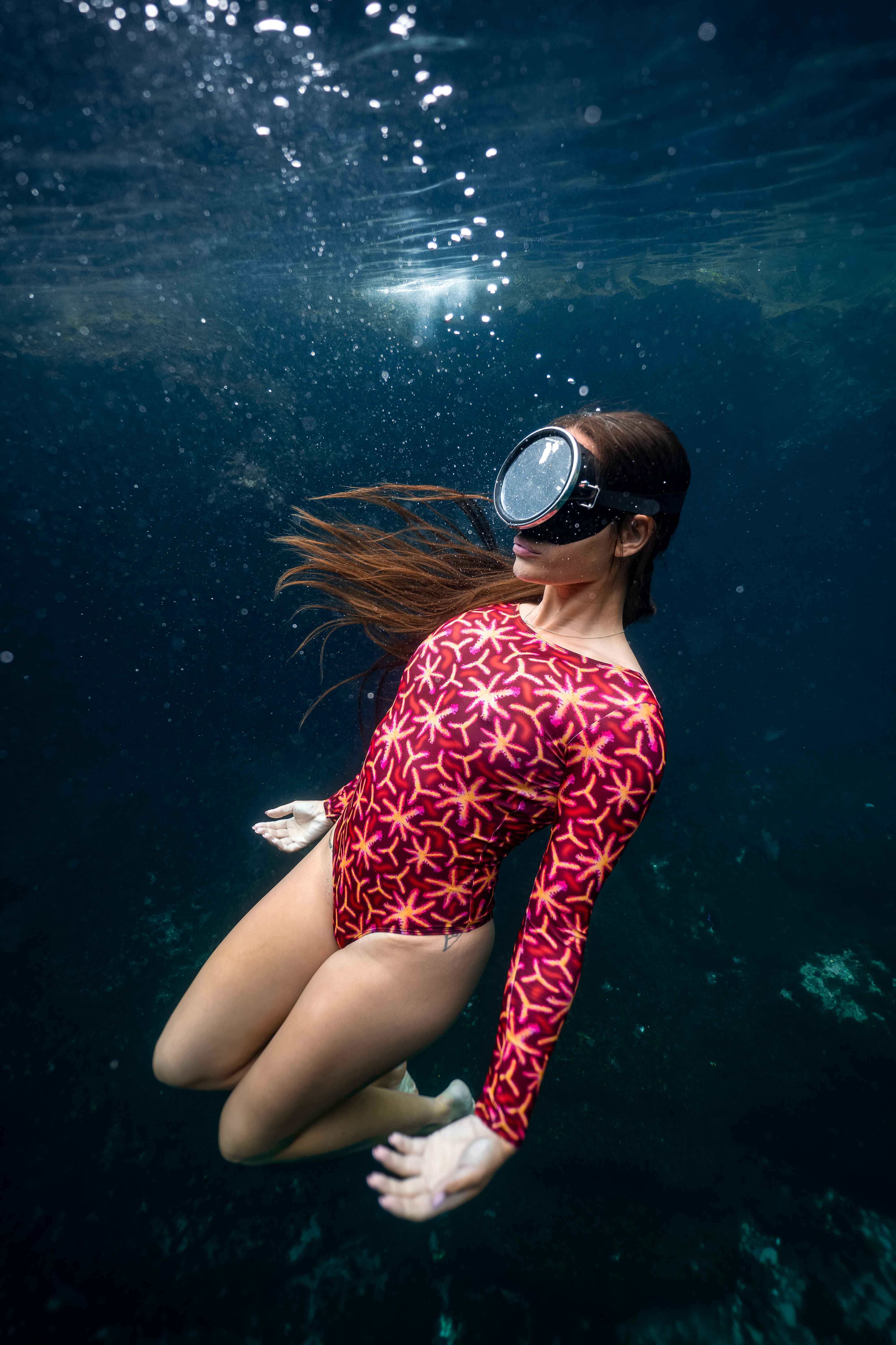 Surfanzug Gorgonie (Offener Rücken)