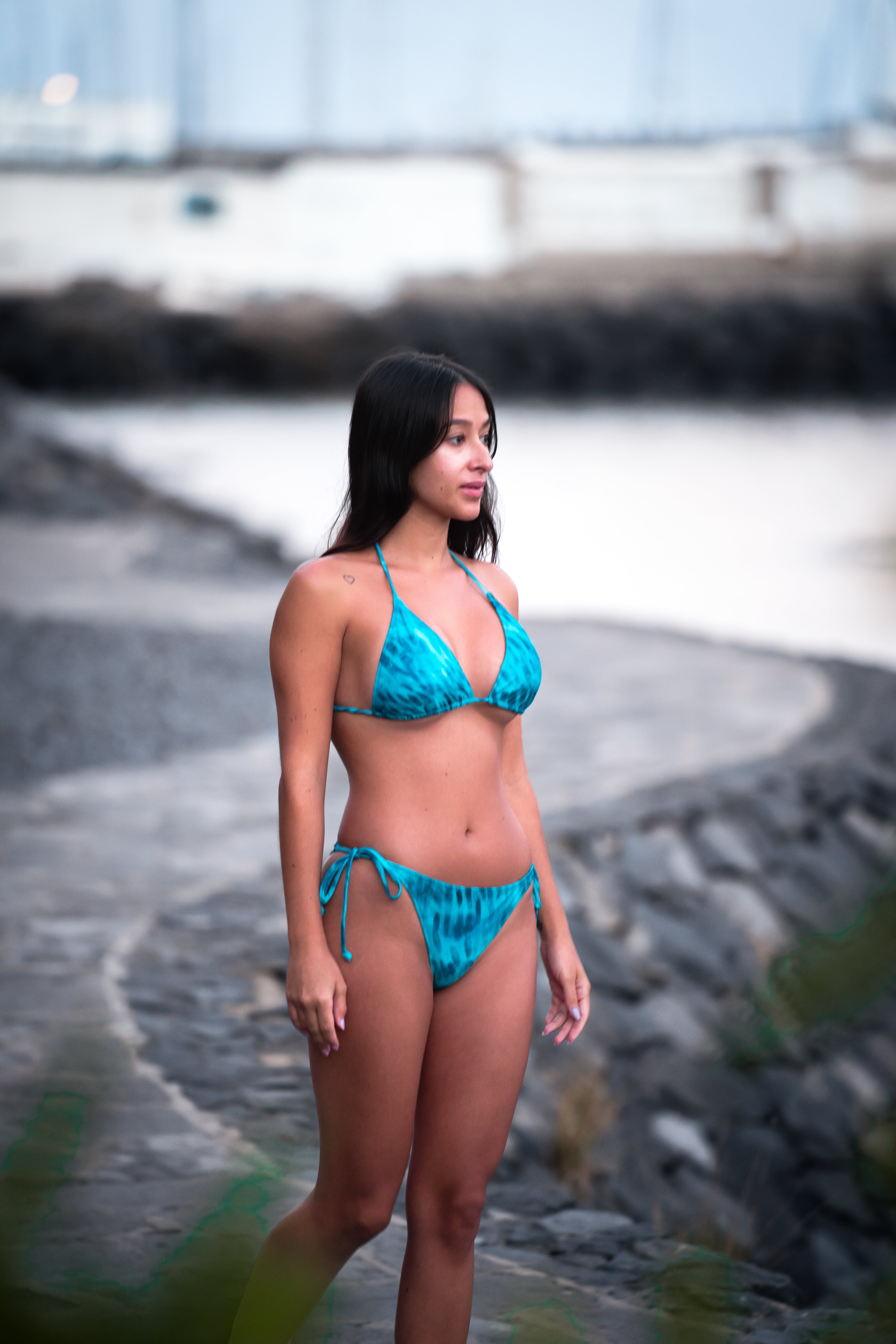 OCEAN TEXTURE BIKINI - CLASSIC PANTIES