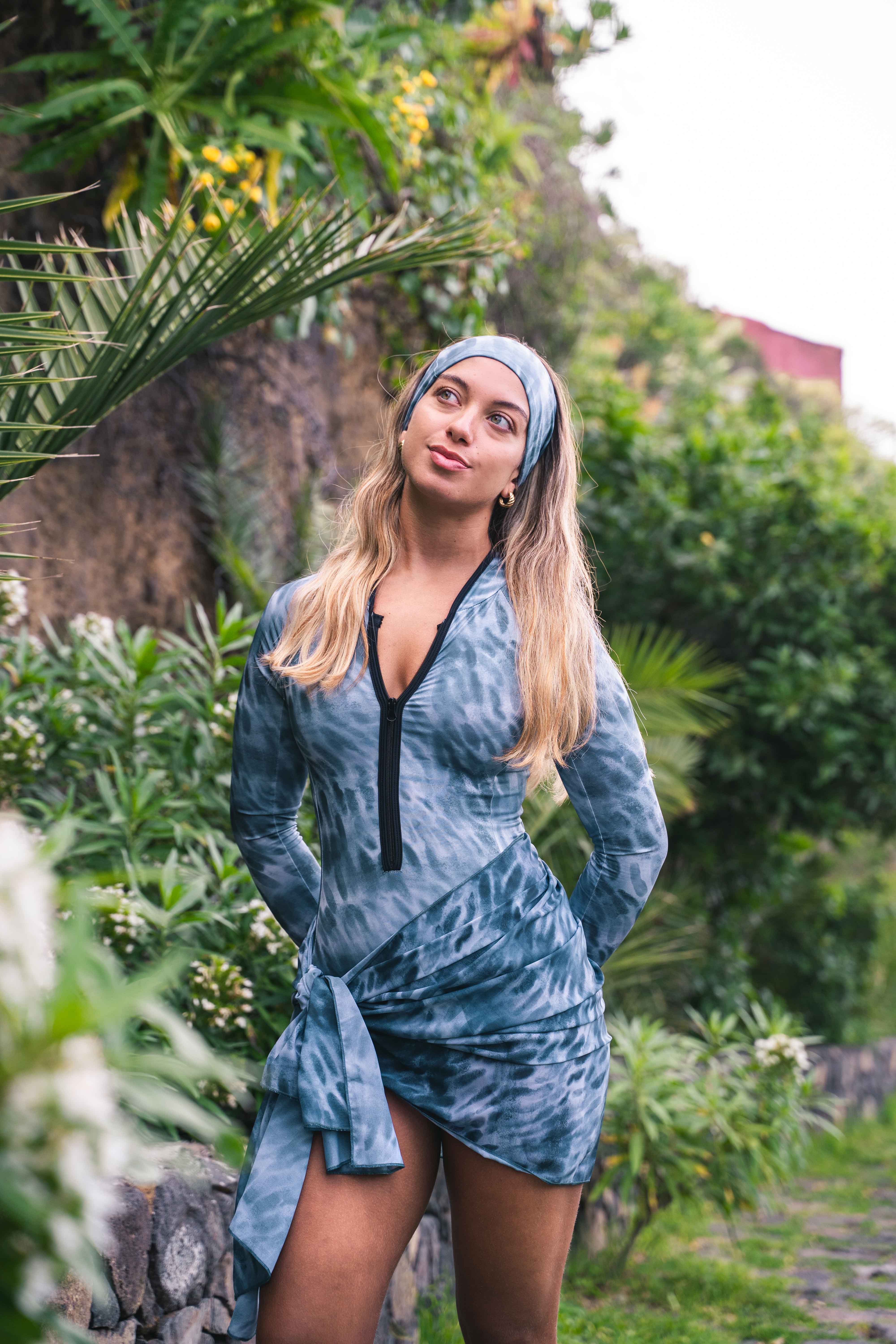 Pareo Tiburon Tigre - Tons Grisâtres