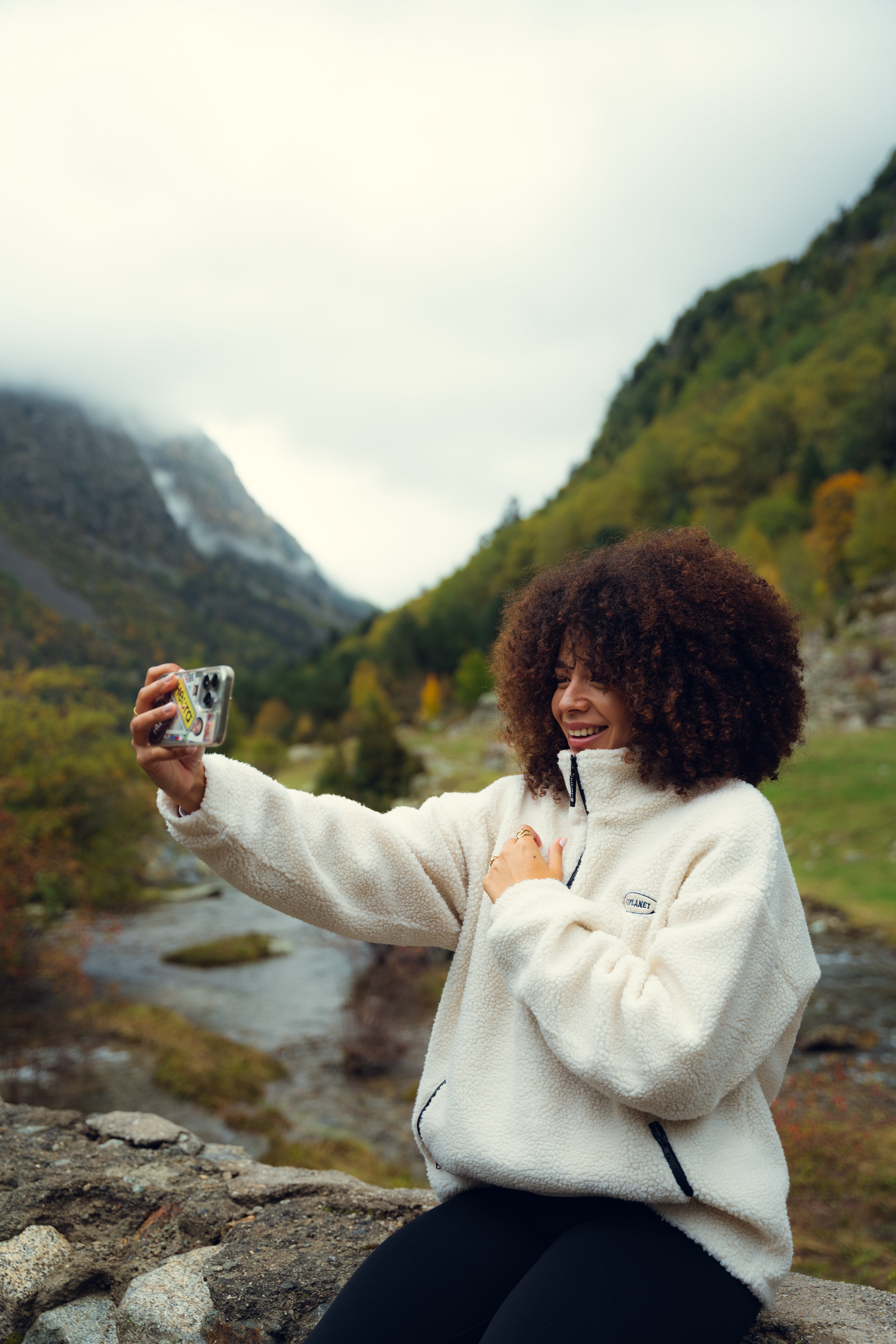 Adopta un Abrigo Polar Fitplanet - Blanco