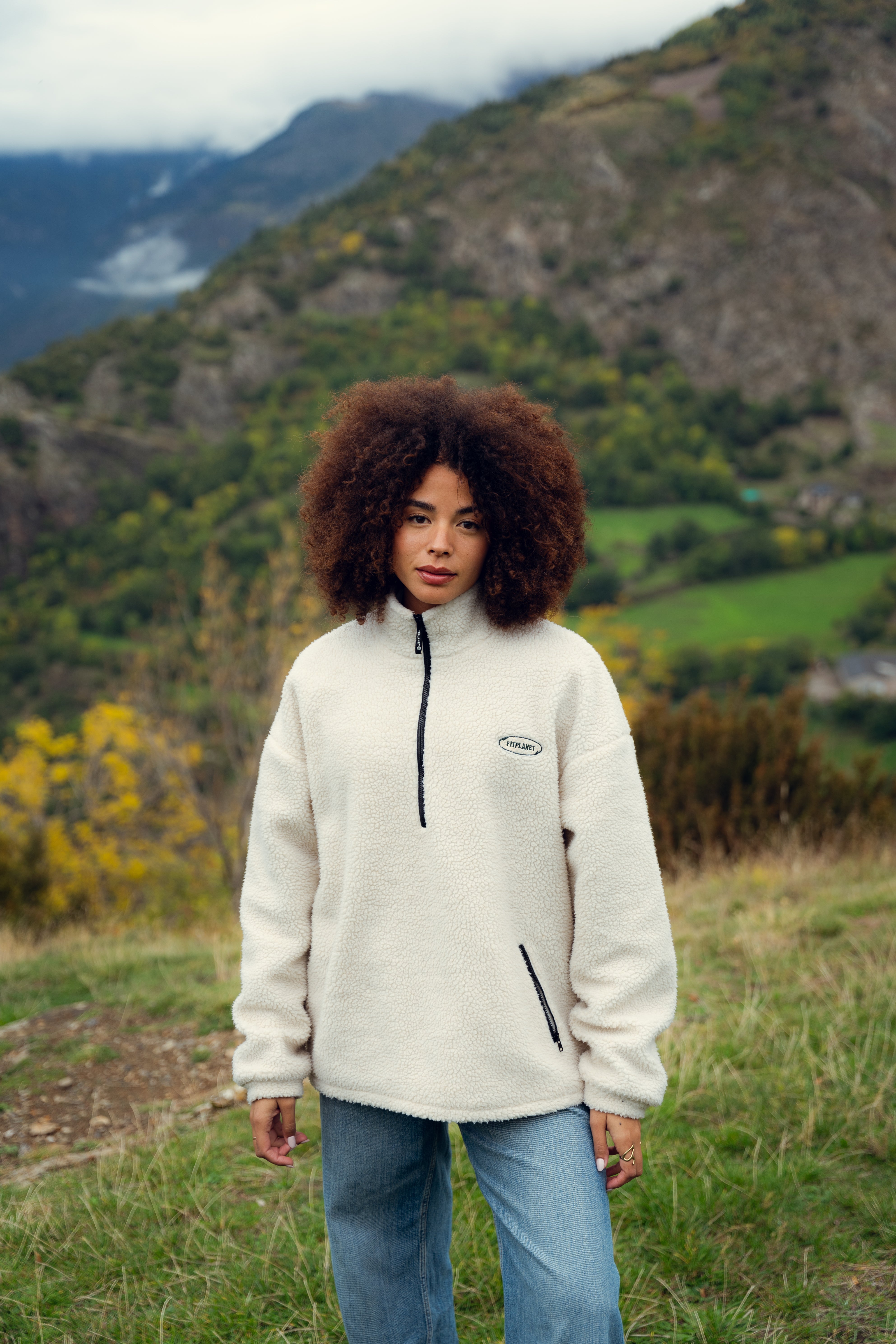 Adopta un Abrigo Polar Fitplanet - Blanco