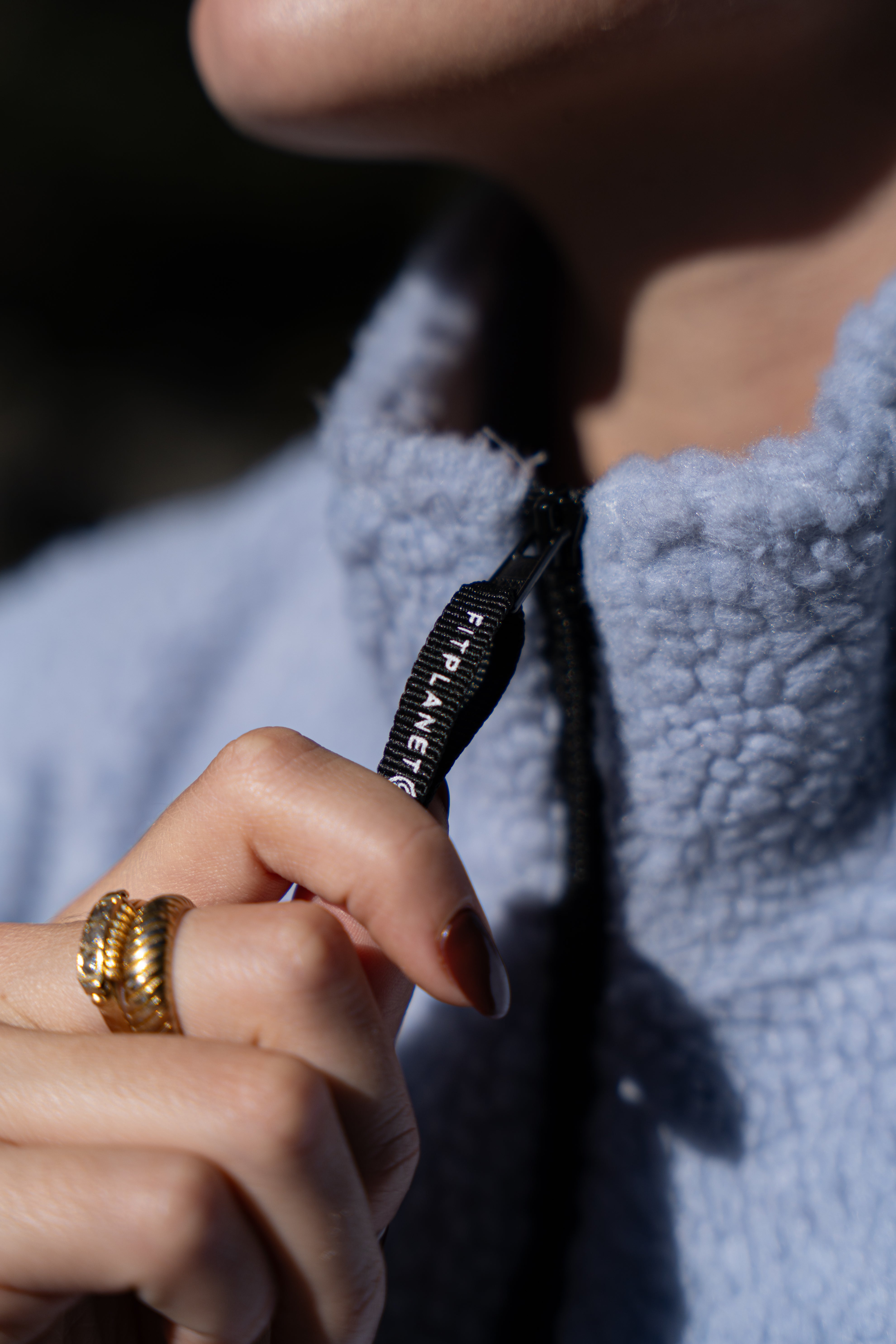 Adopta un Abrigo Polar Fitplanet - Azul cielo