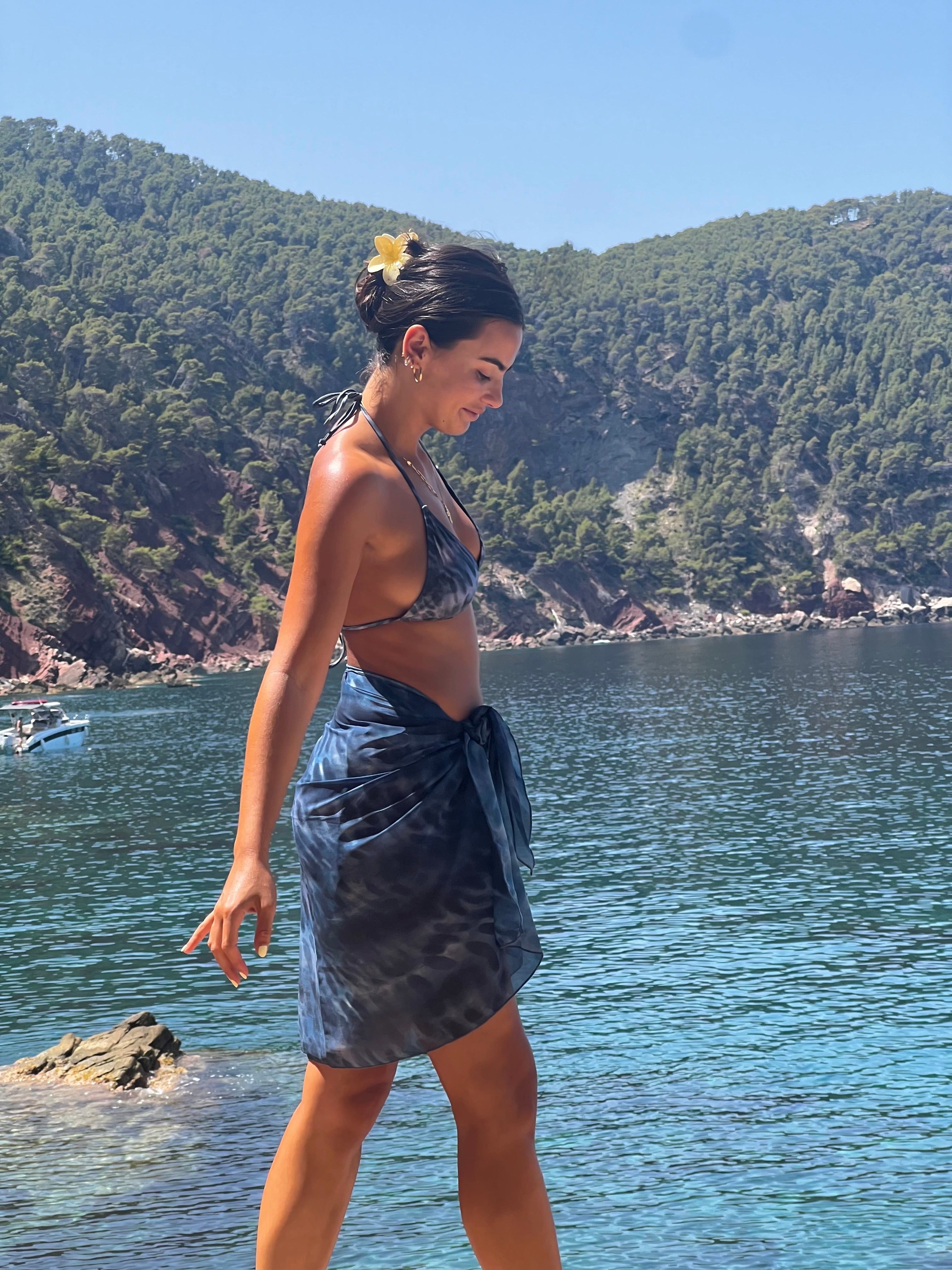 Pareo Tiburon Tigre - Tons Grisâtres