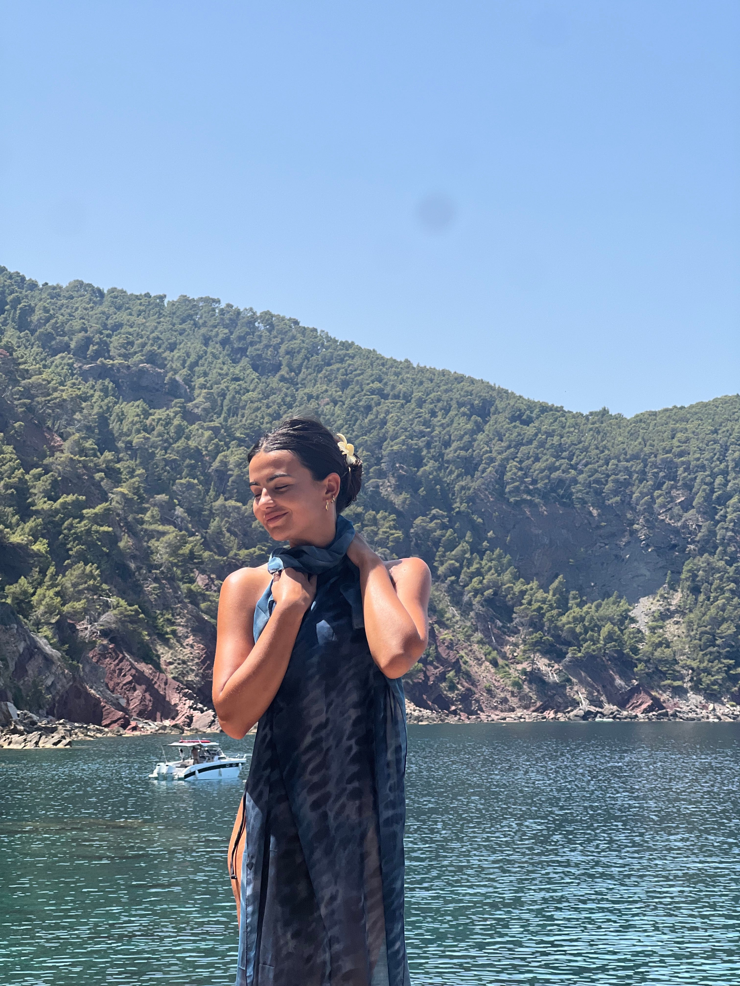 Pareo Tiburon Tigre - Tons Grisâtres