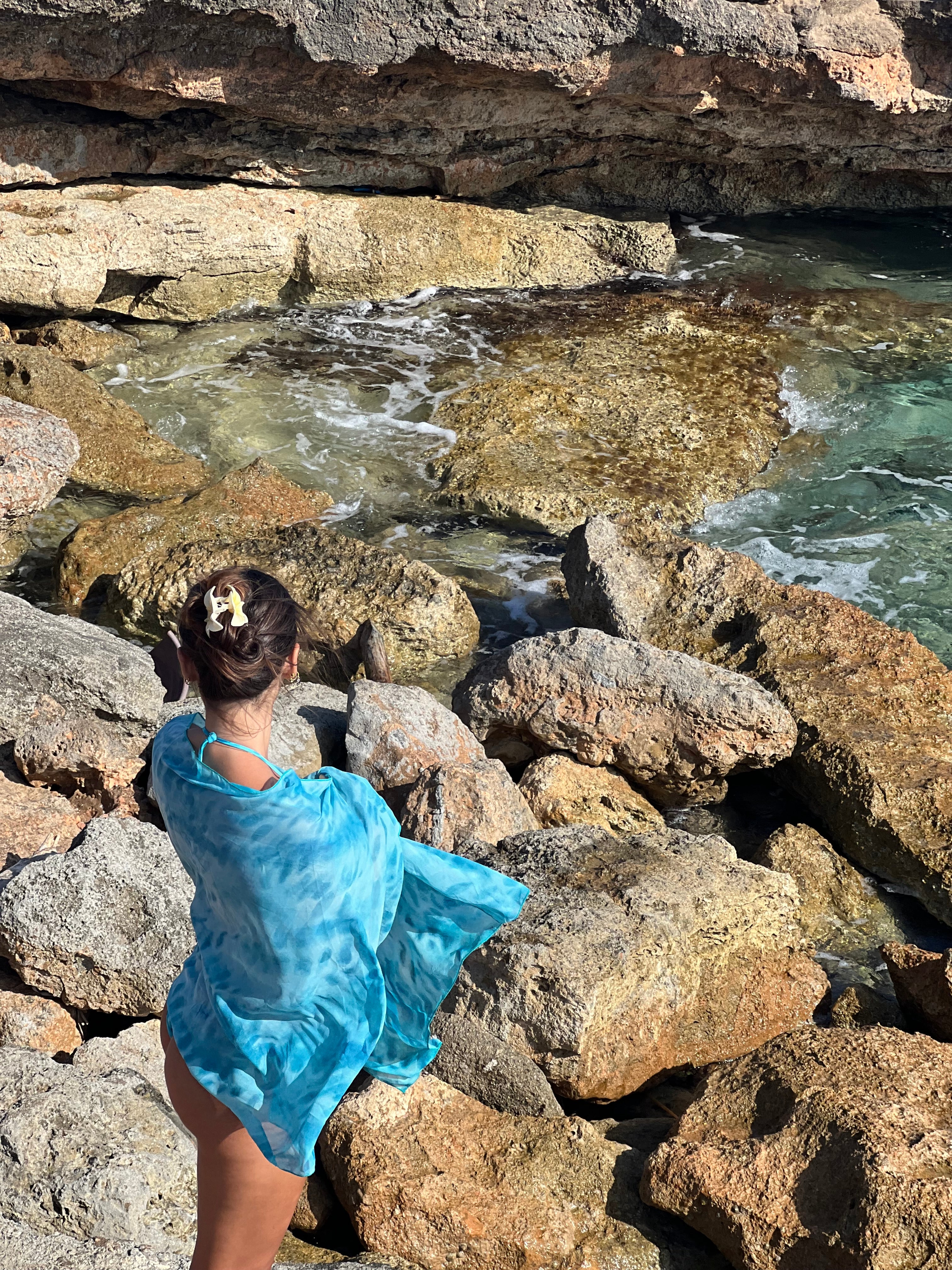 Pareo Tiburon Tigre - Tons Turquoises