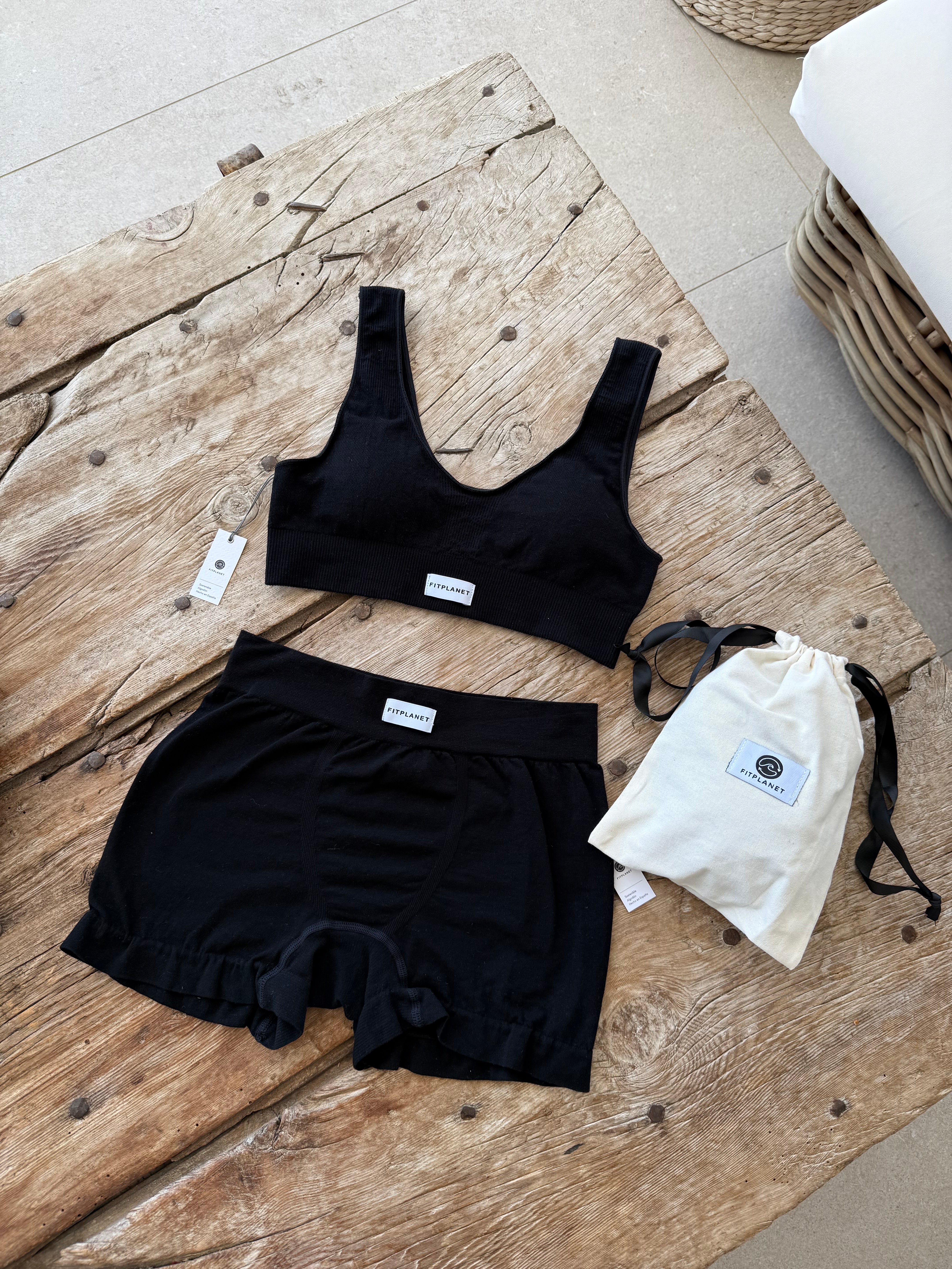 Boxer Algodón - Negro