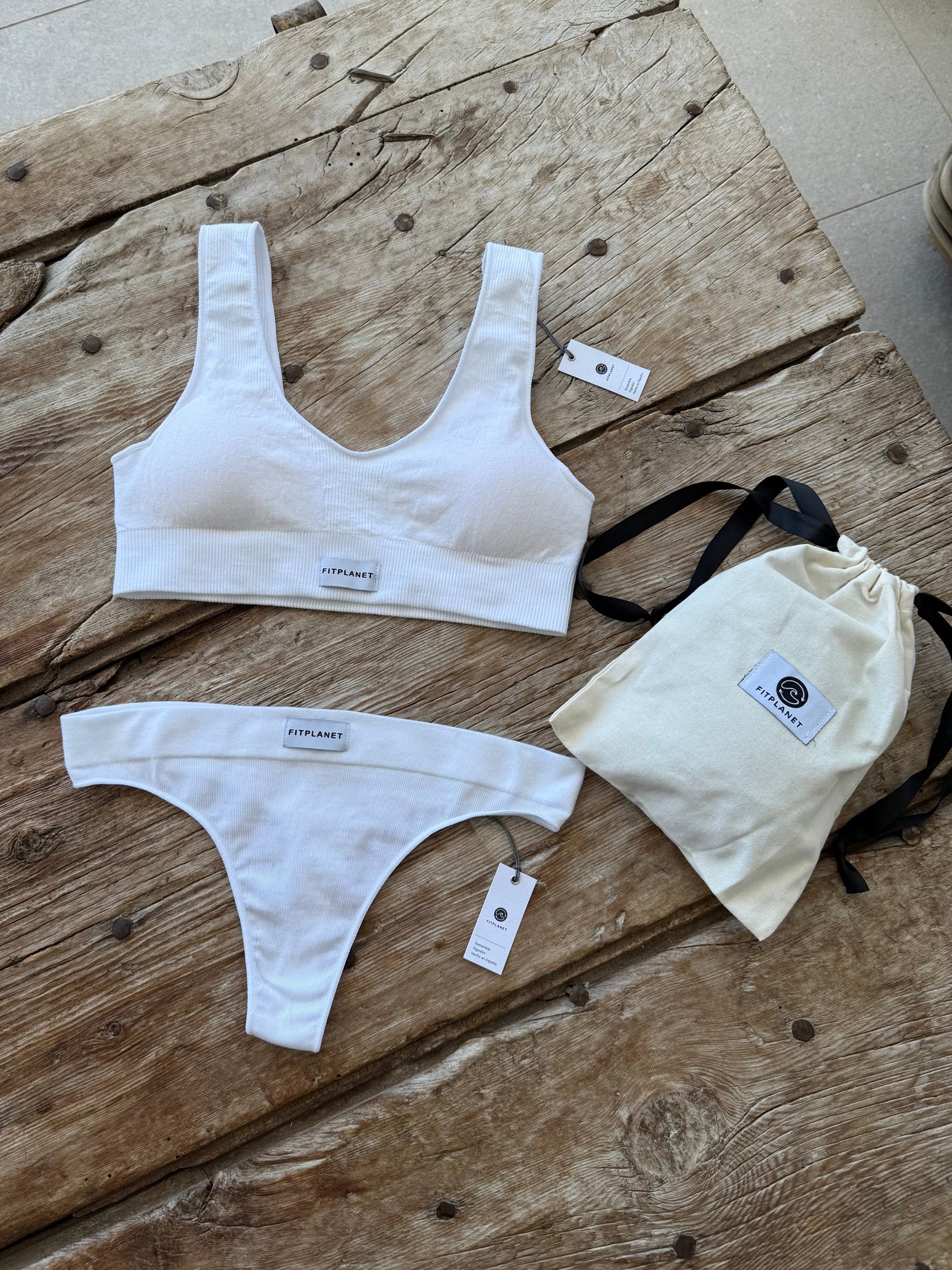 Soutien-gorge Coton - Blanc