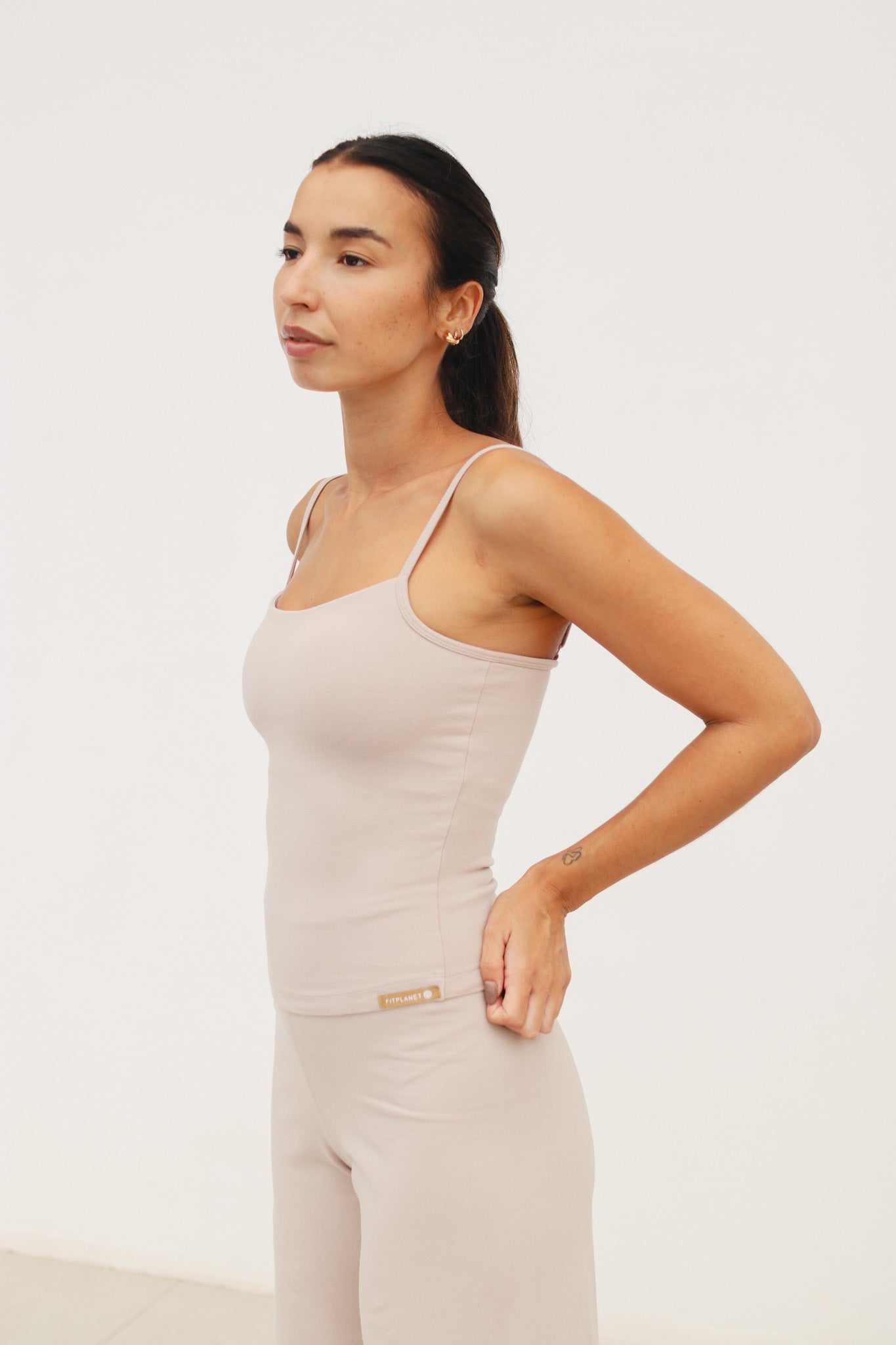 Top Esencial algodón - Beige