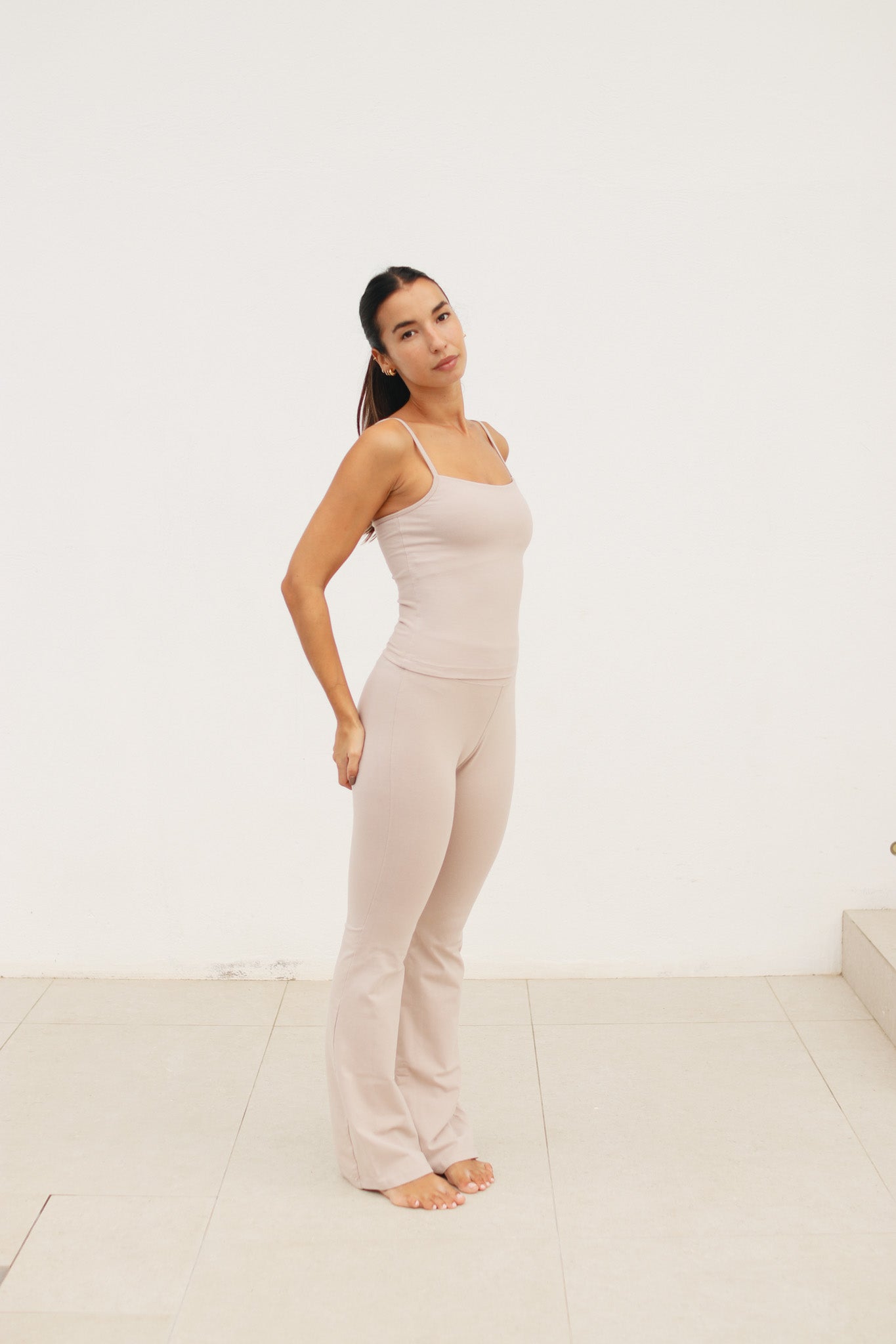 Top Esencial algodón - Beige