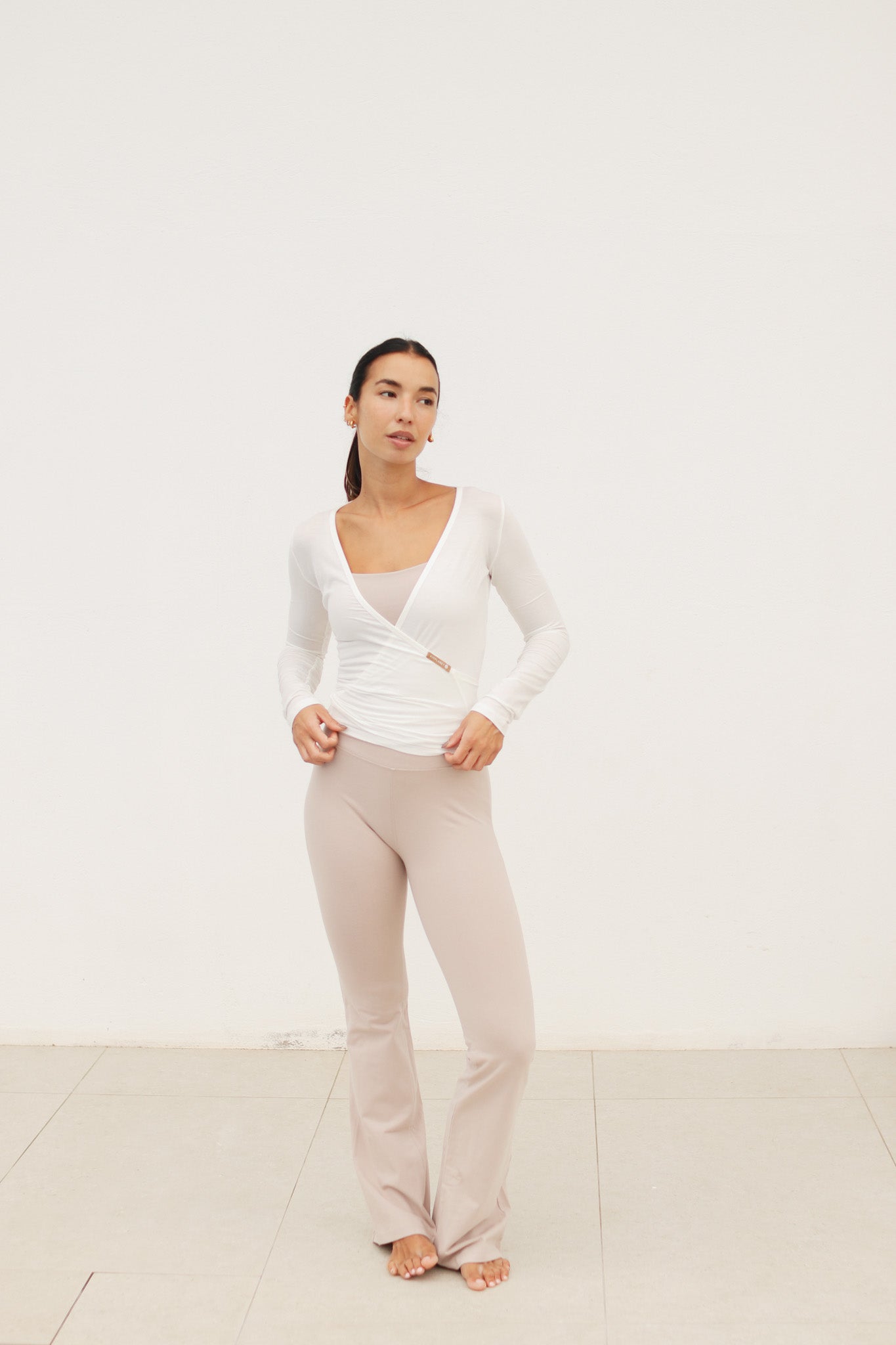 Ballet top - Blanco