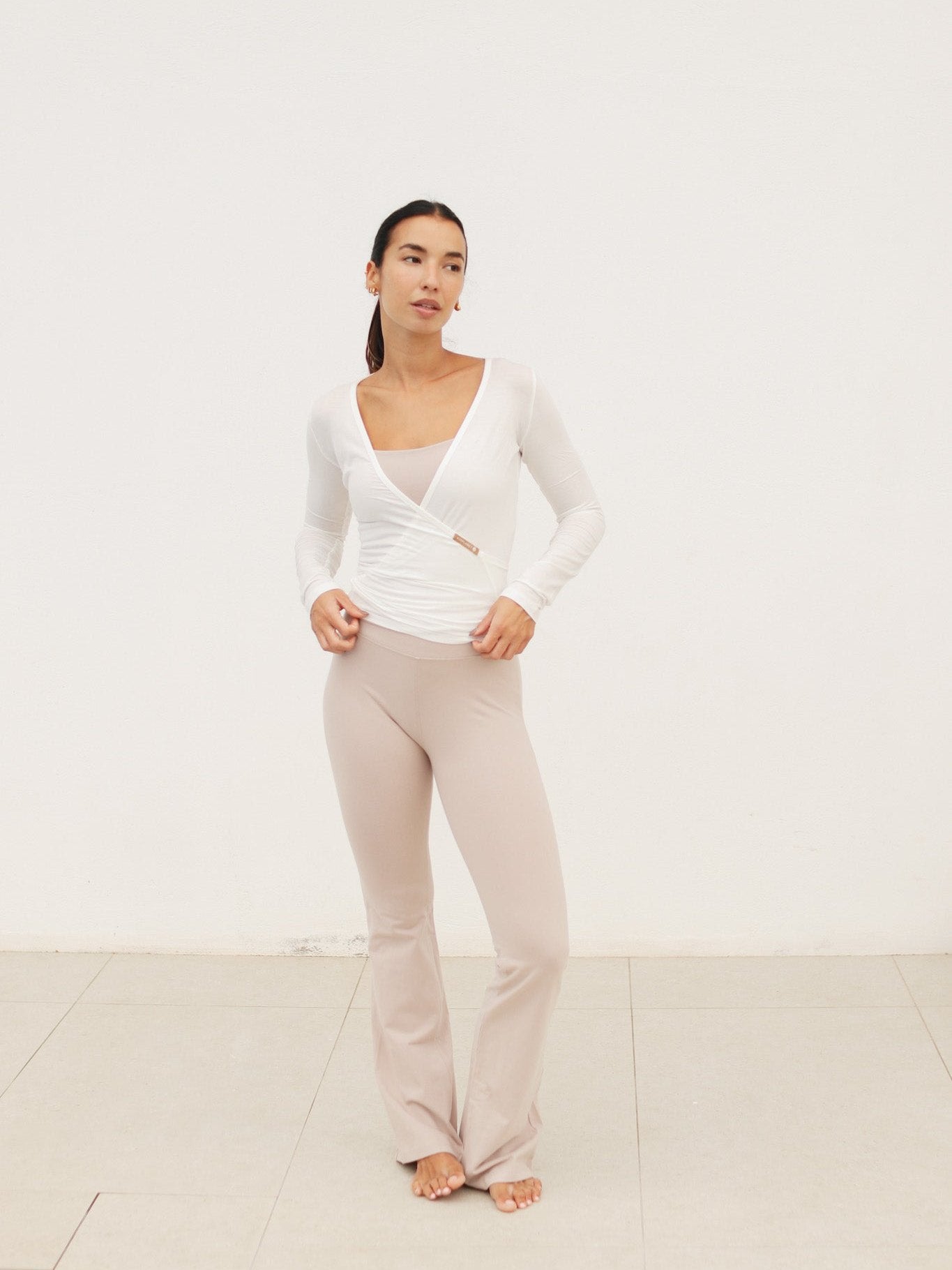 Ballet top - Blanco