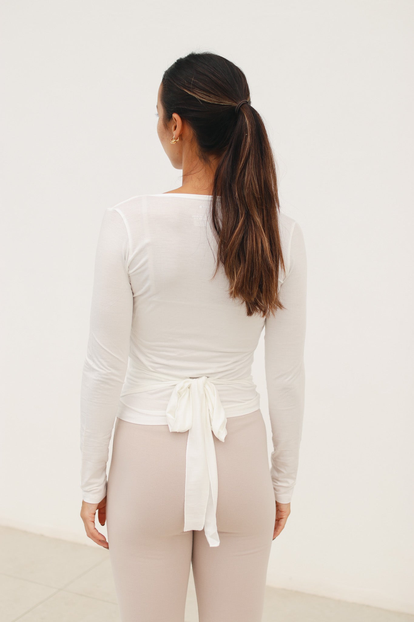 Ballet top - Blanco