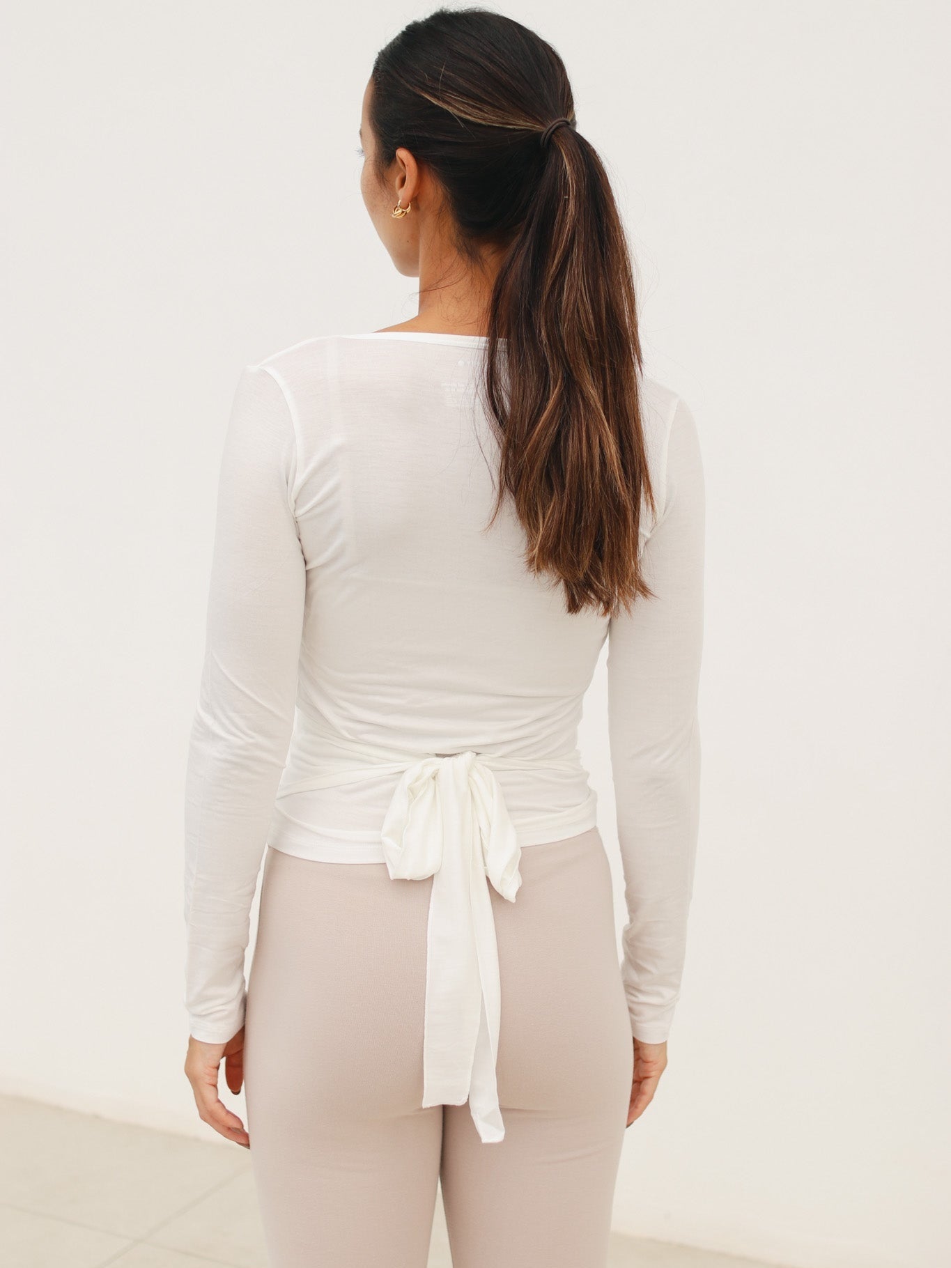 Ballet top - Blanco