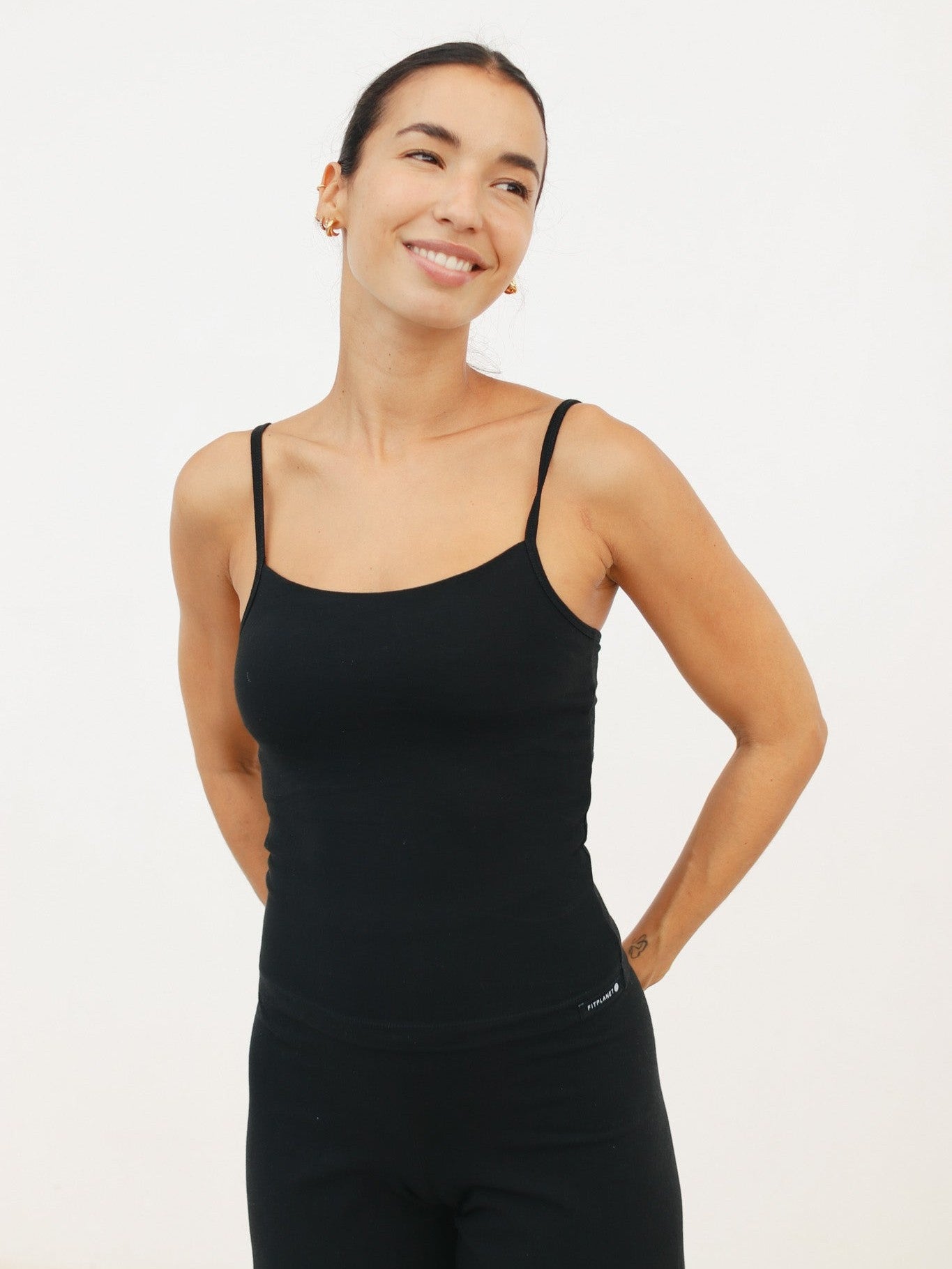 Top Esencial algodón - Negro