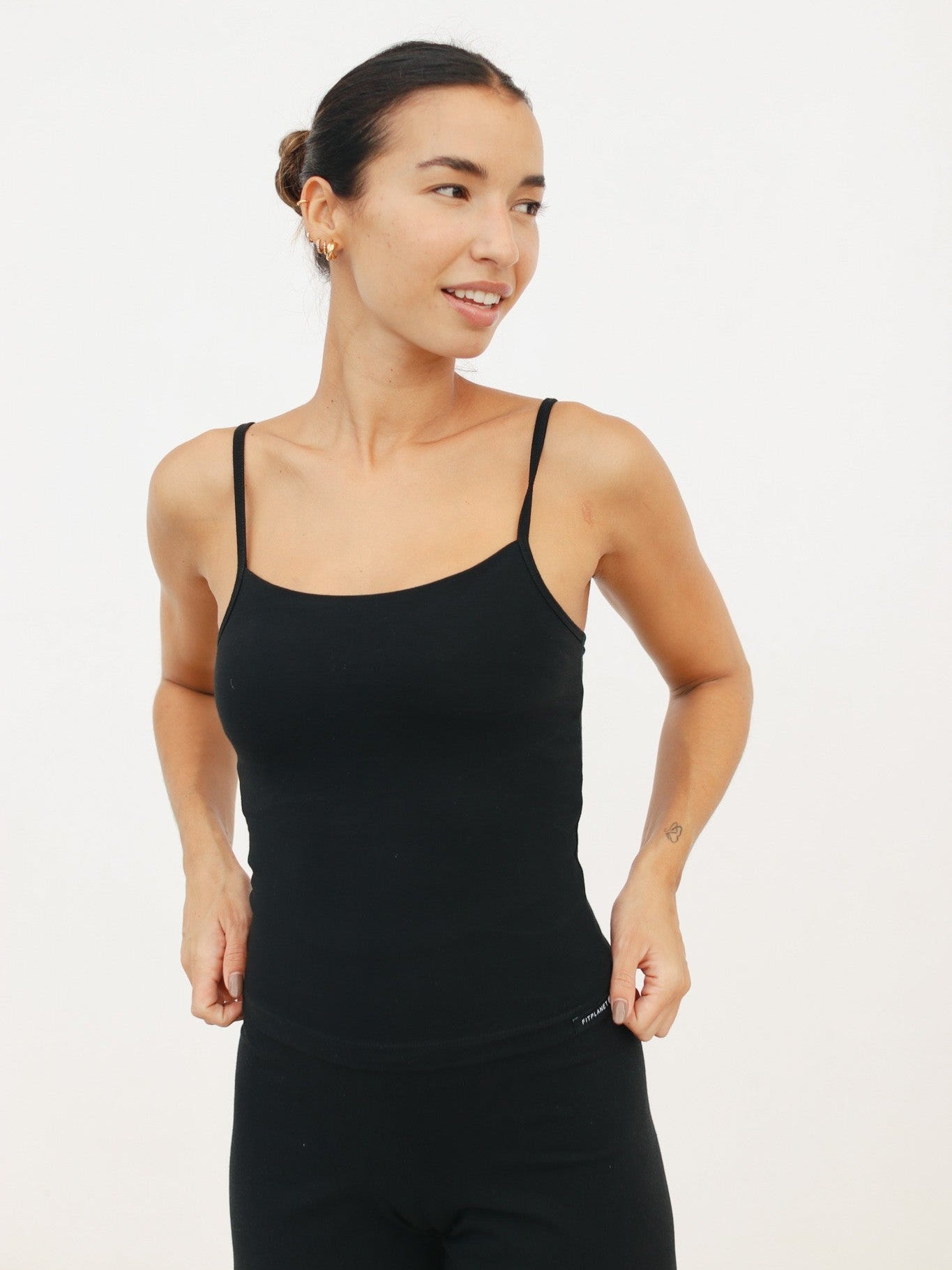 Top Esencial algodón - Negro