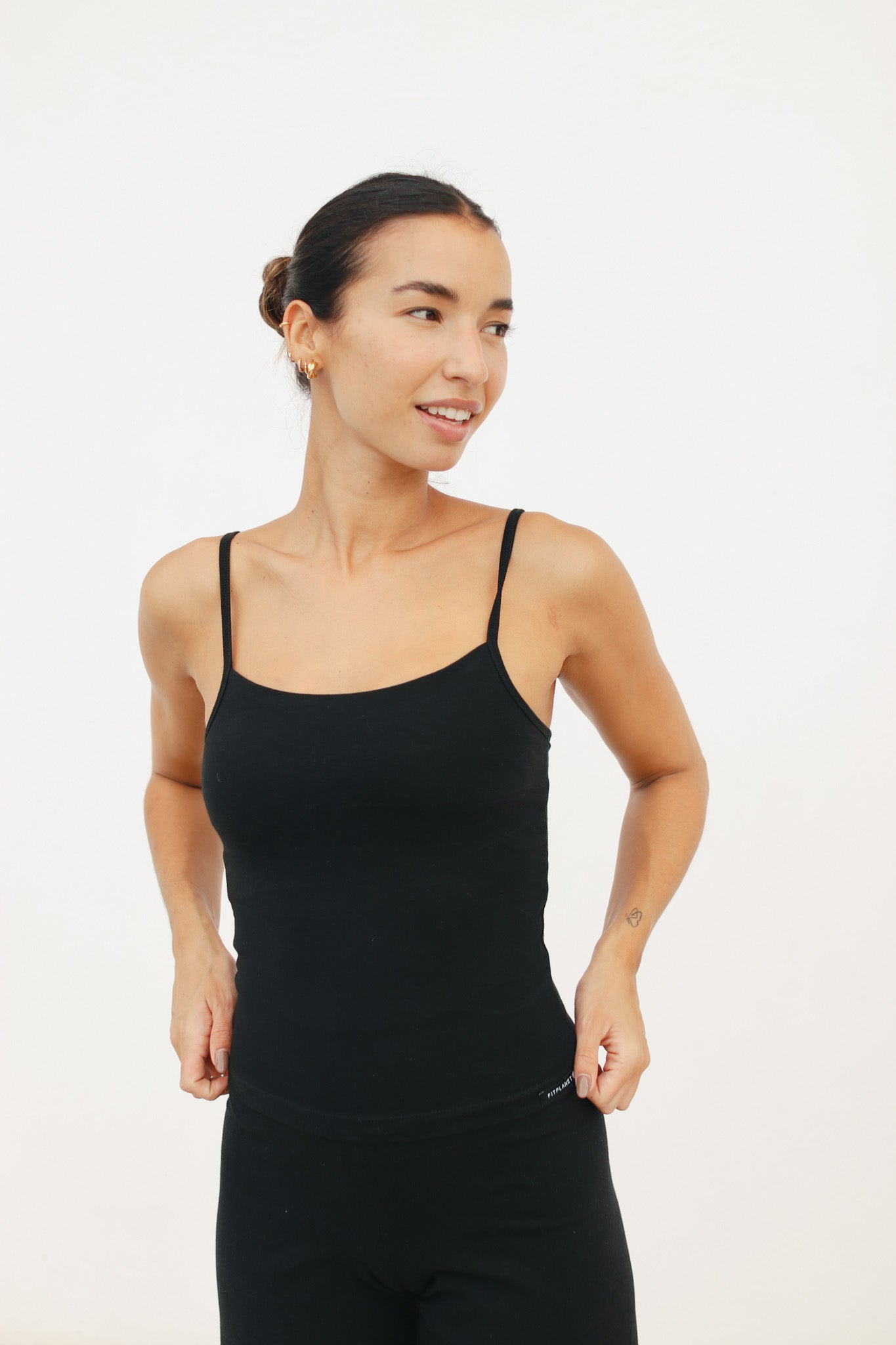 Top Esencial algodón - Negro