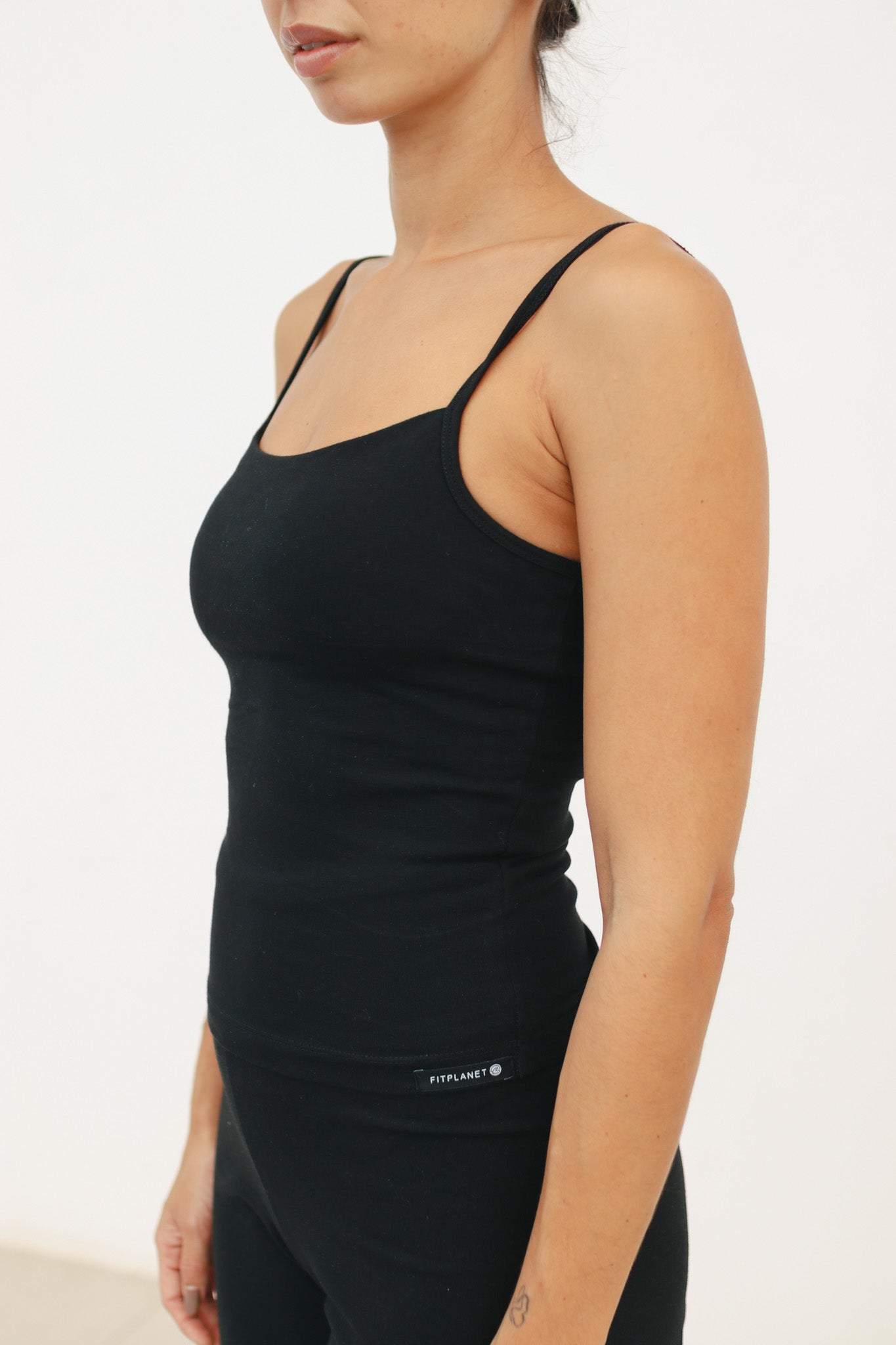 Top Esencial algodón - Negro