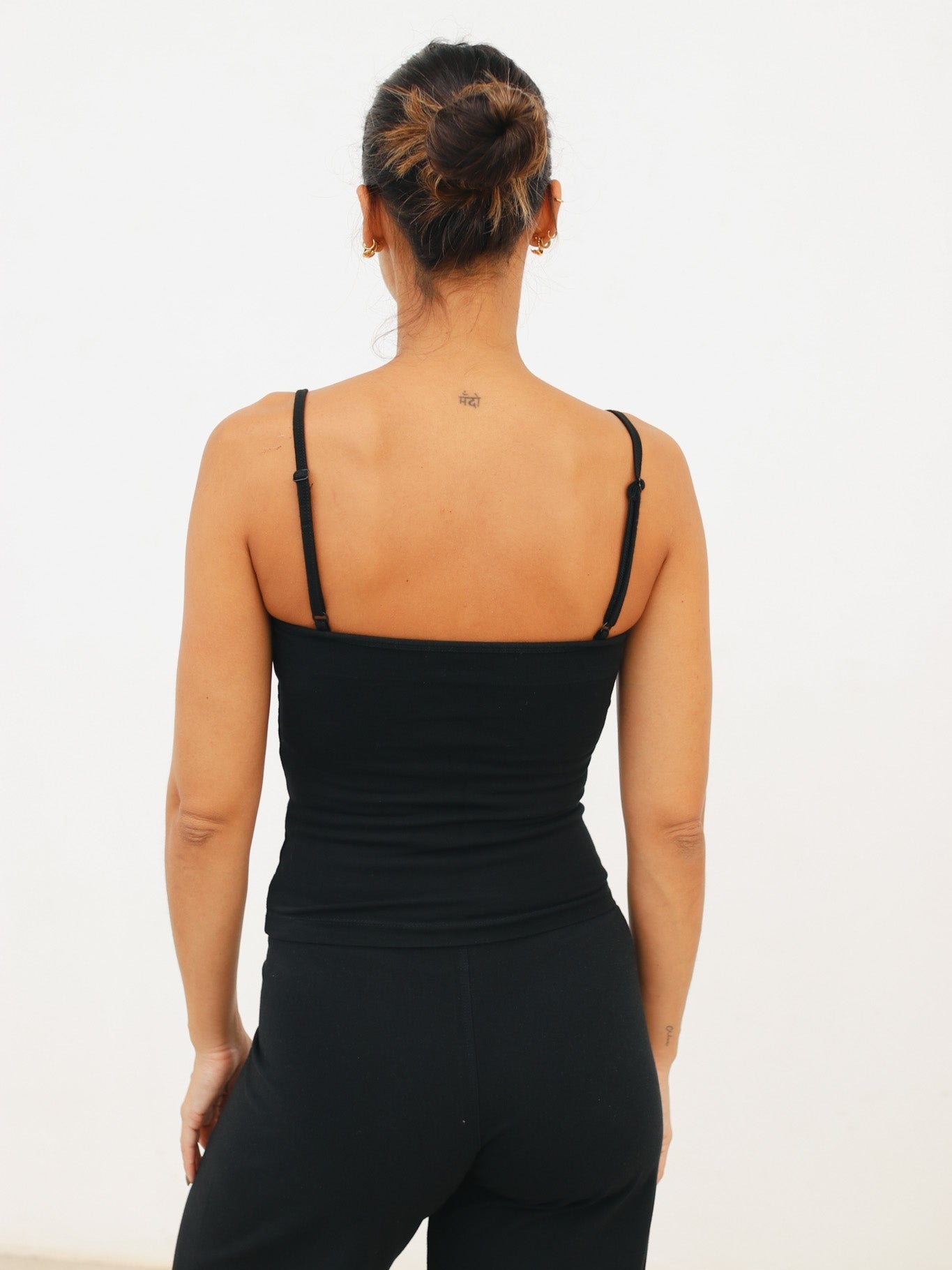 Essential Cotton Top - Black