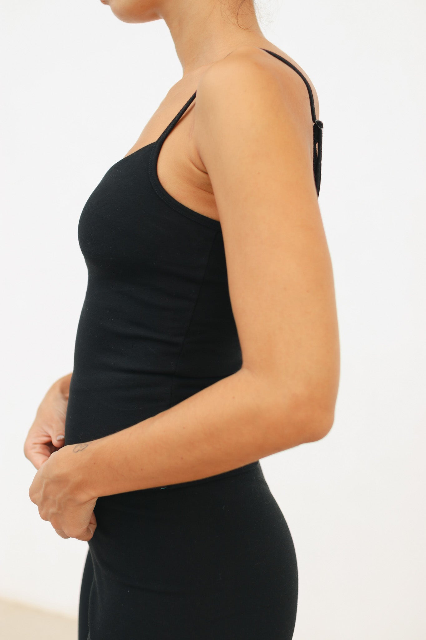 Top Essentiel coton - Noir