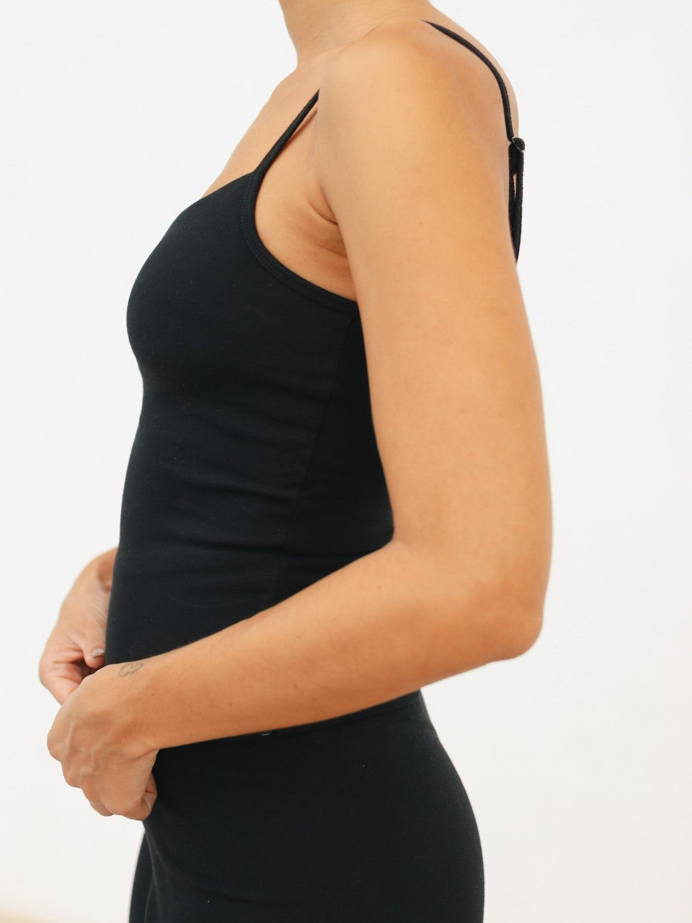 Essential Cotton Top - Black