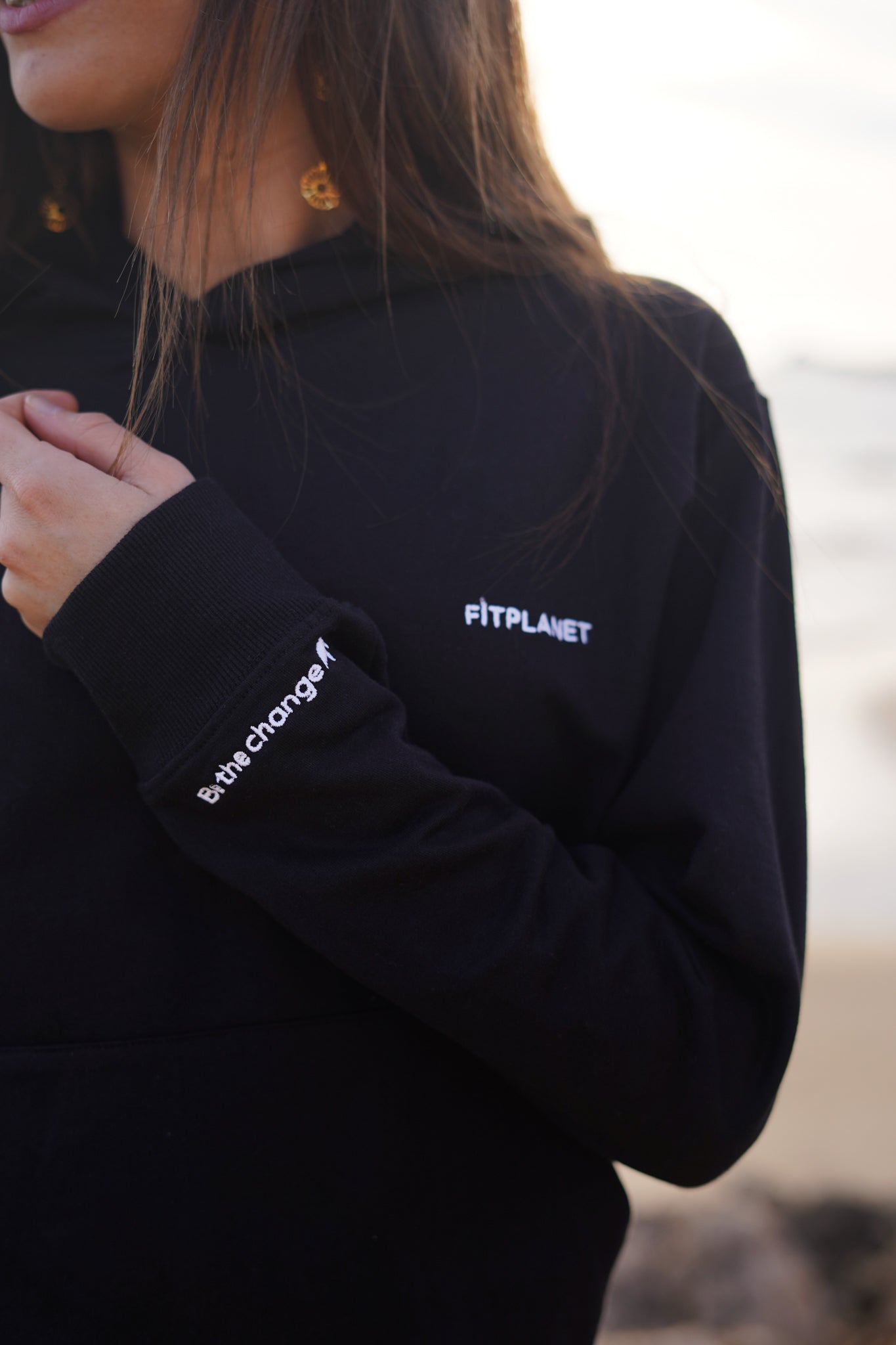 Sudadera Fitplanet - Negra