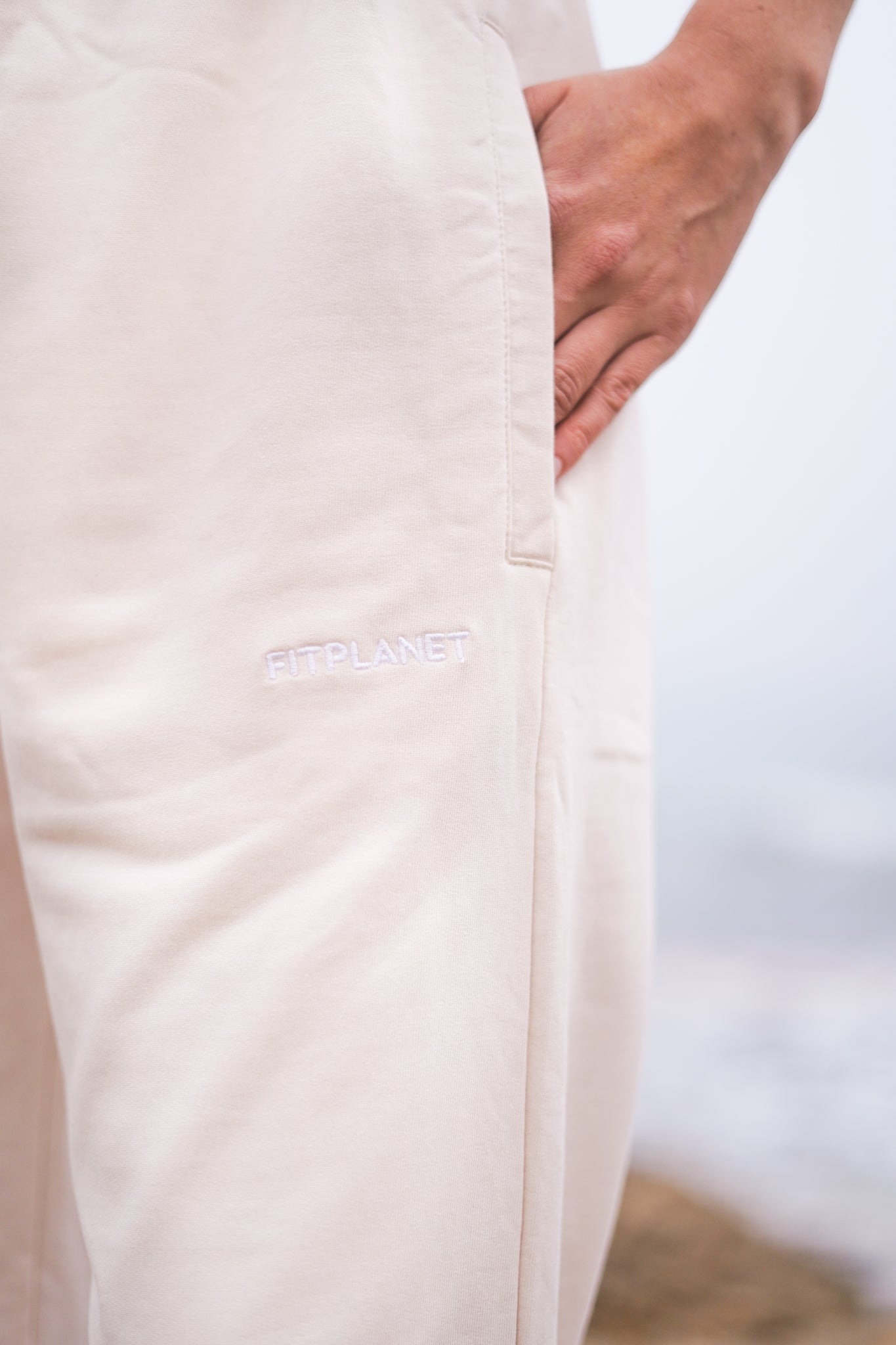 Pantalon Jogger Fitplanet - Beige