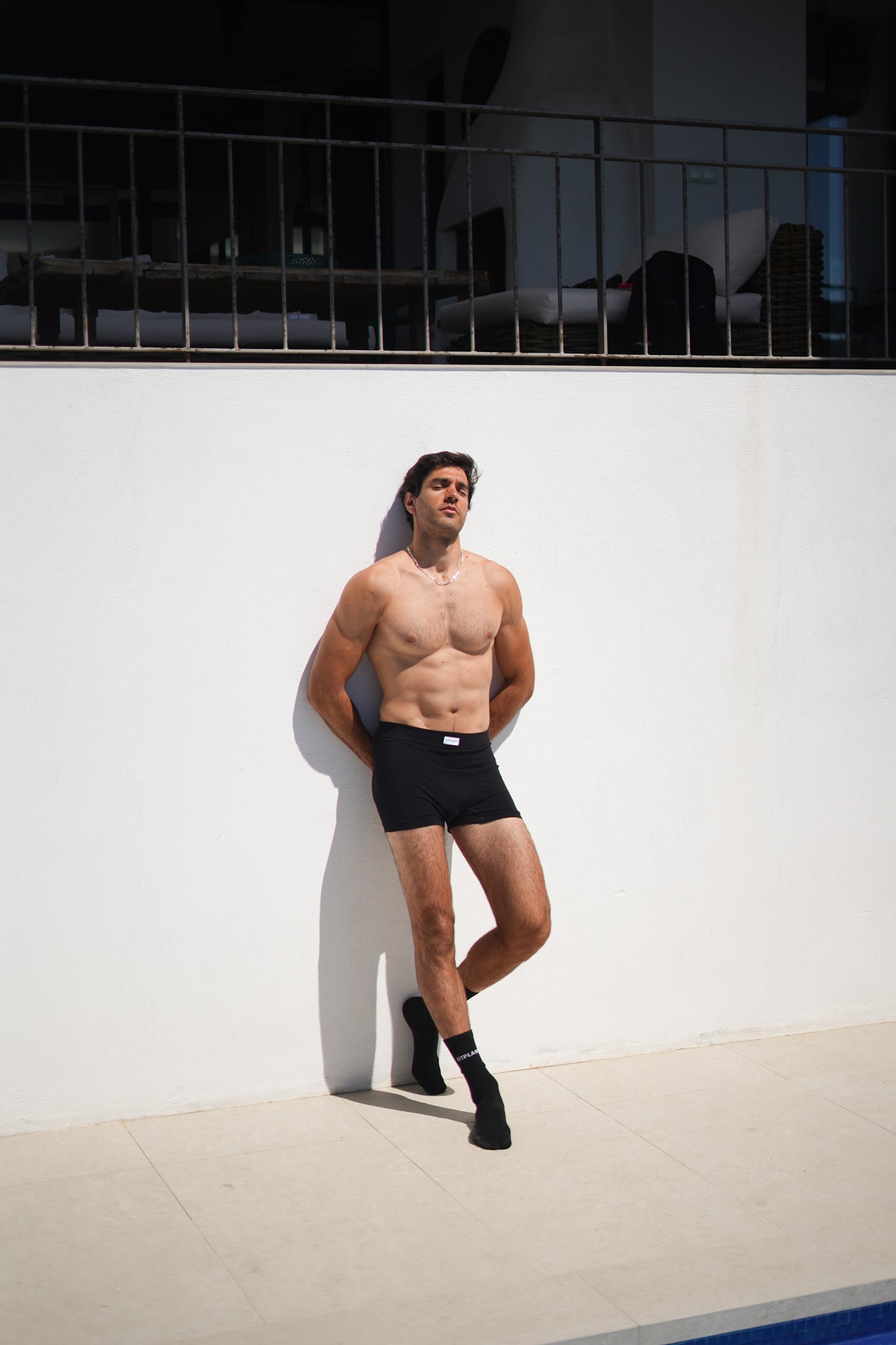 Boxer Algodón - Negro