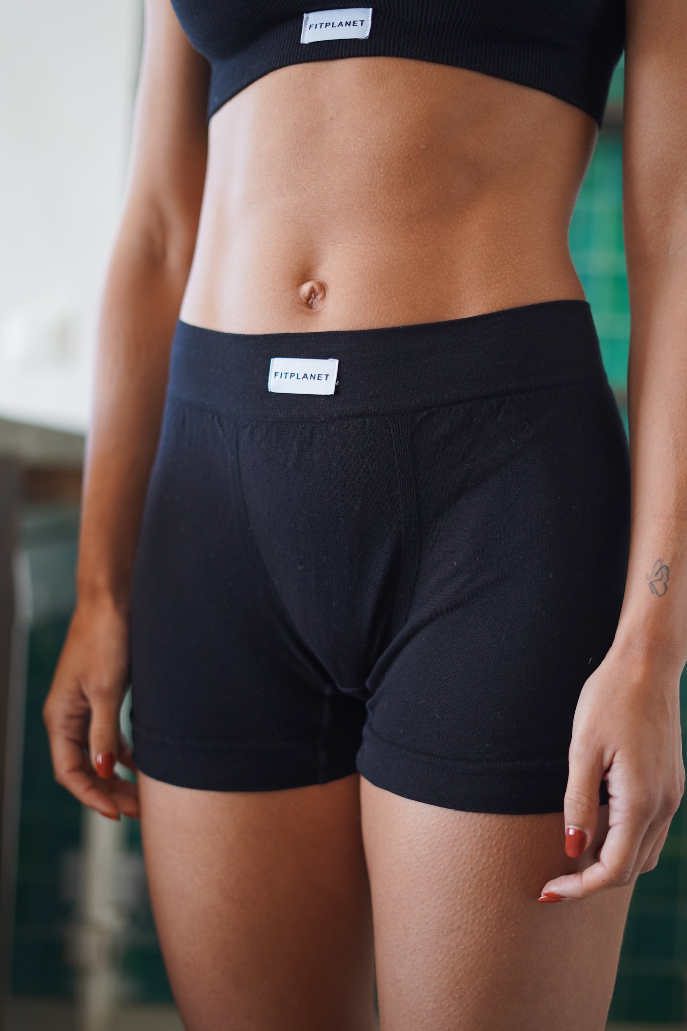 Boxer Algodón - Negro