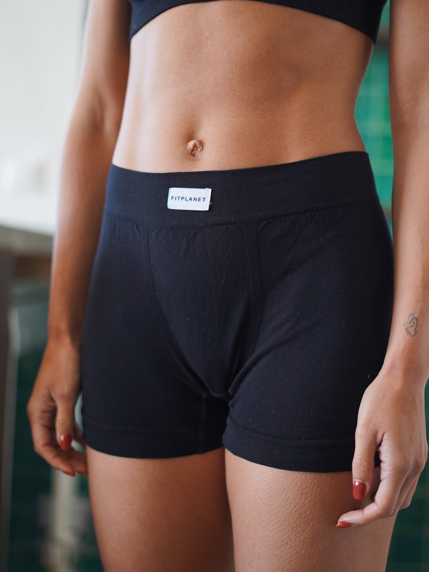 Boxer Algodón - Negro
