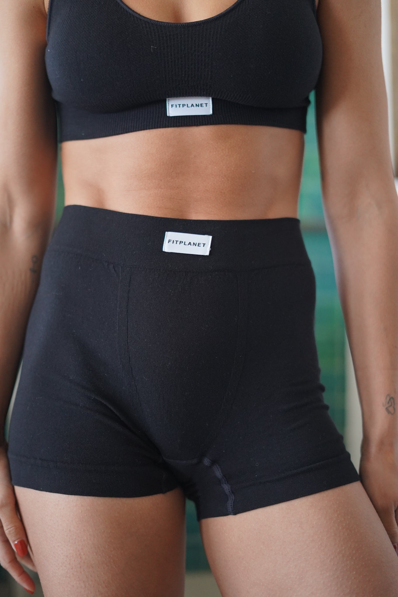 Boxer Algodón - Negro