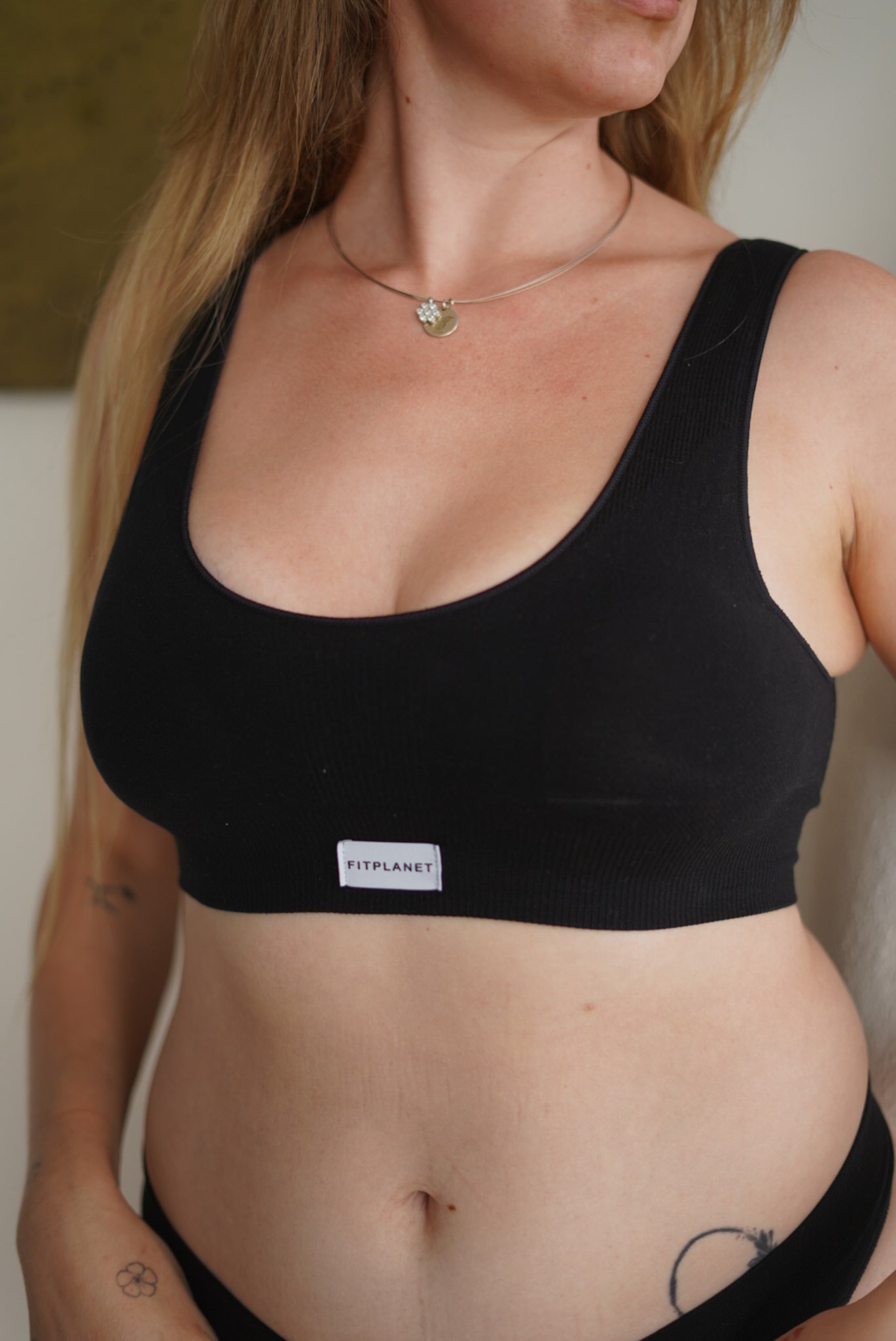 Sujetador Algodón - Negro