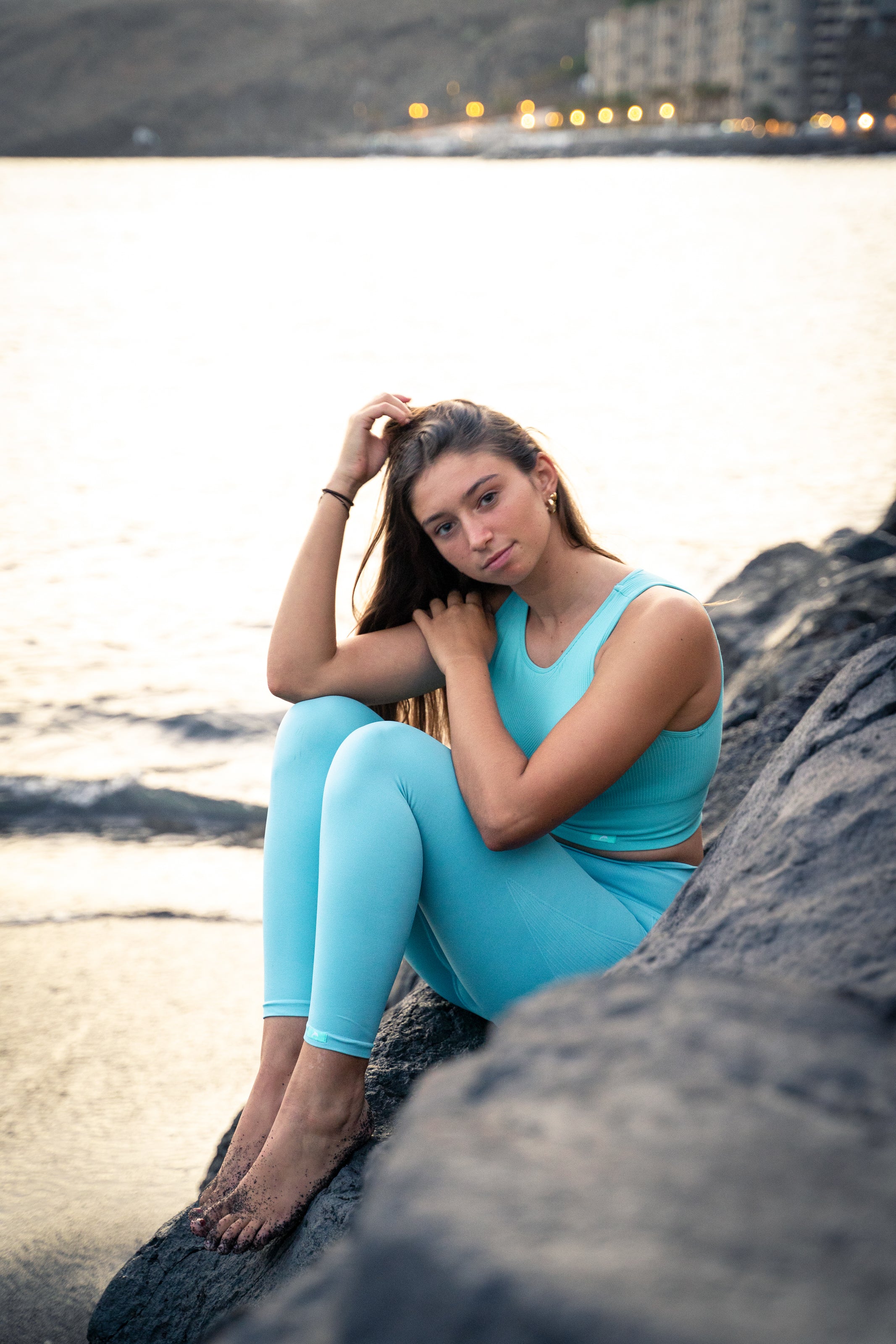 Legging Tursiops - Azul Cielo