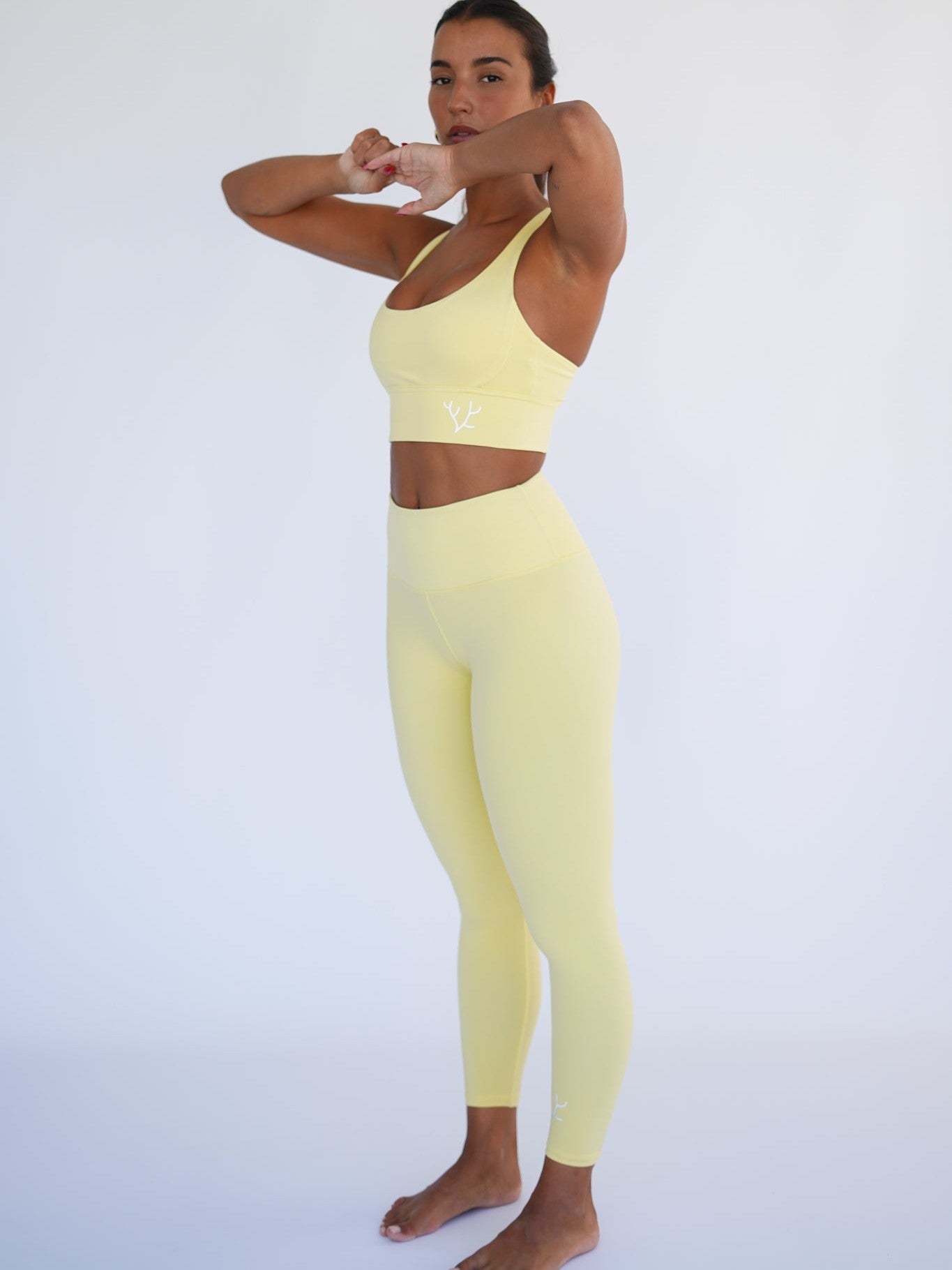 Legging CORAL - amarillo - FITPLANET