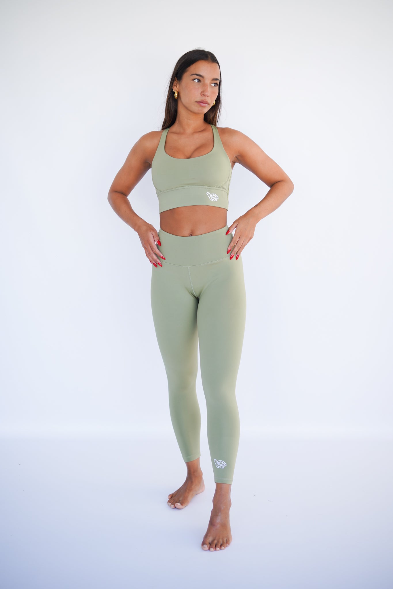 Legging SEA TURTLE - verde - FITPLANET