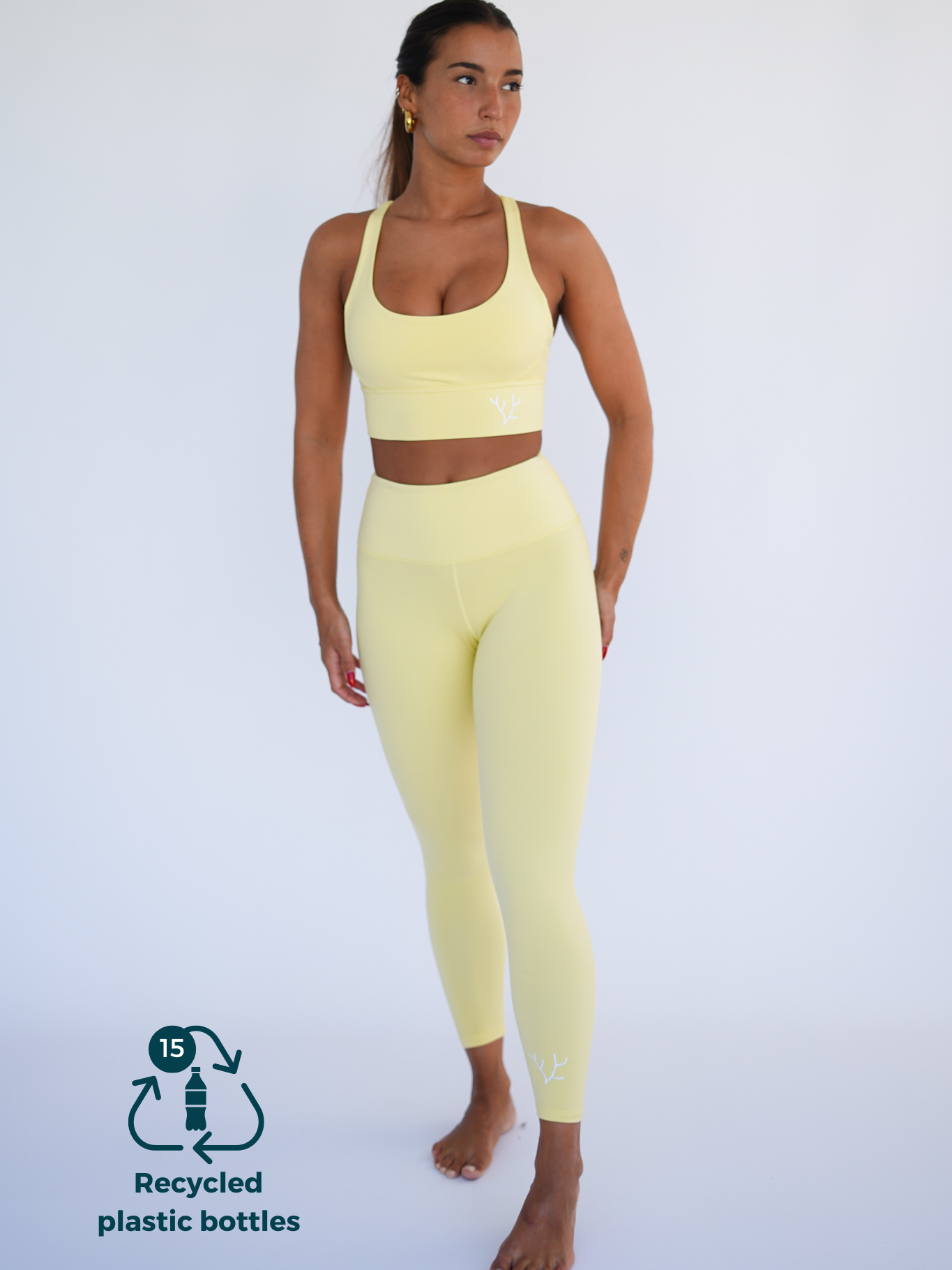 Legging CORAL - amarillo - FITPLANET