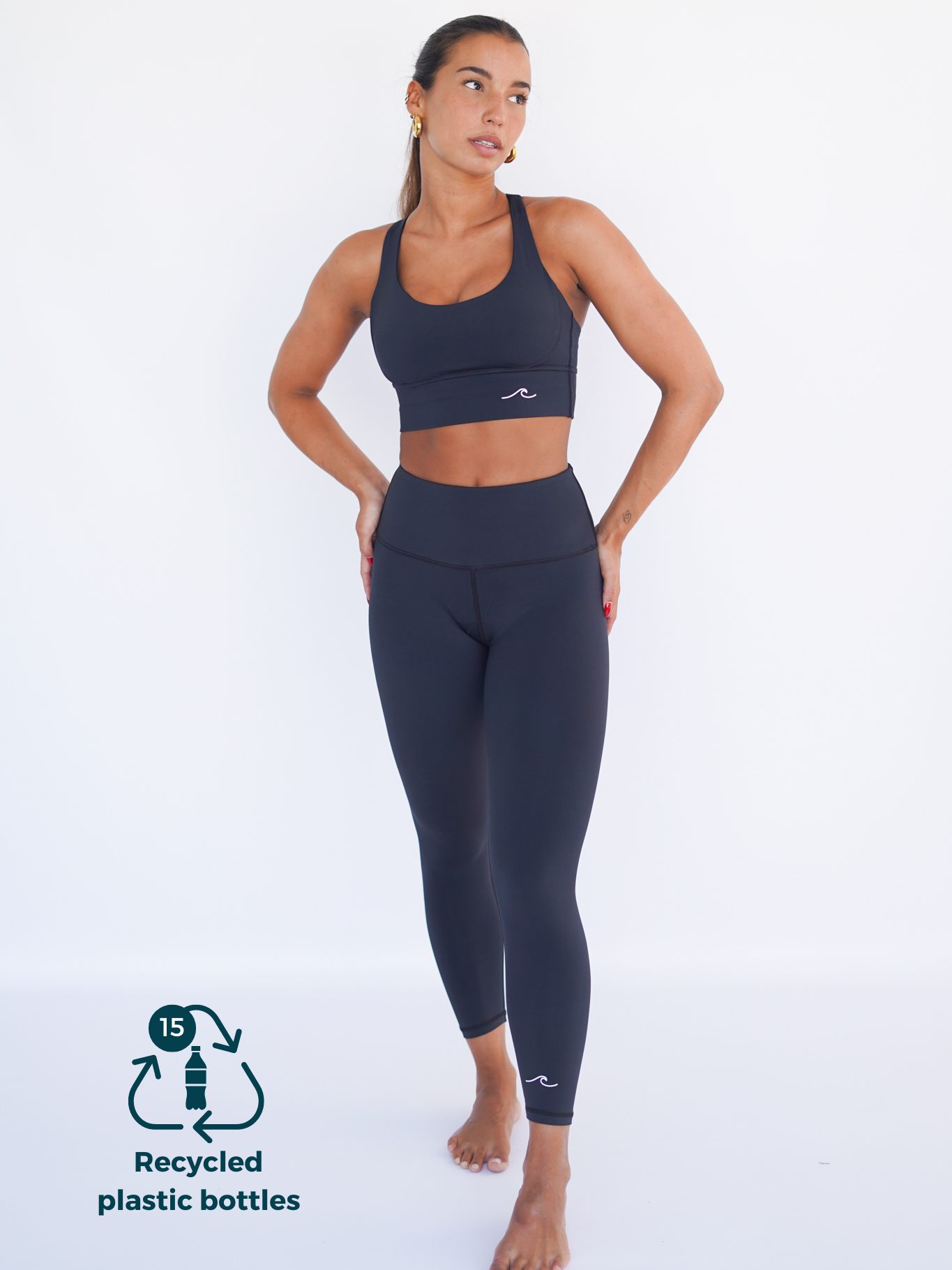 Legging OCEAN - negro - FITPLANET