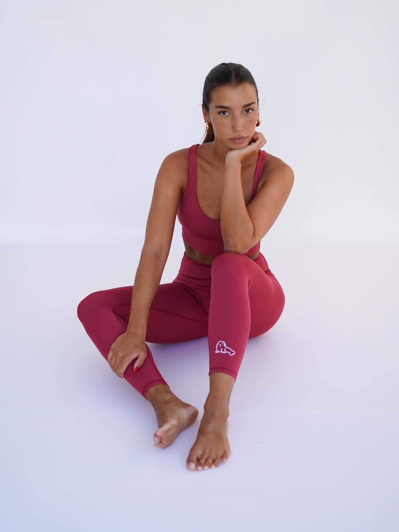 Legging SEAL - granate - FITPLANET