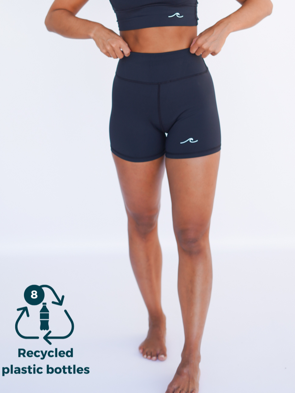Short OCEAN - negro - FITPLANET