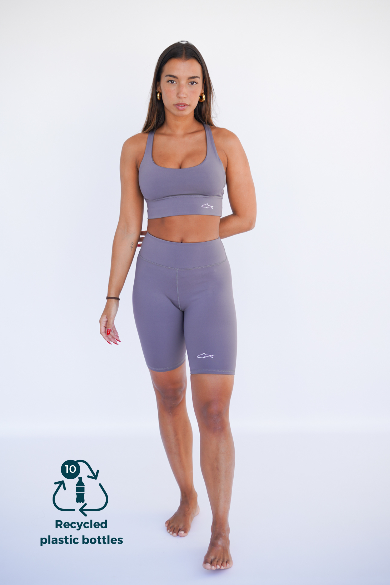 Biker SHARK - gris - FITPLANET