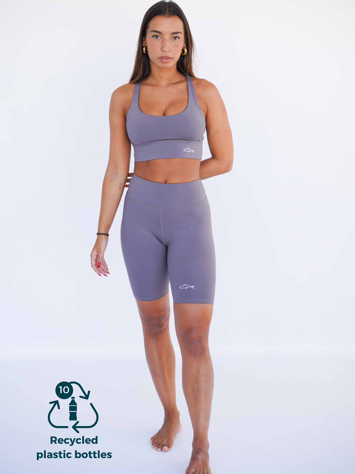 Biker SHARK - gris - FITPLANET