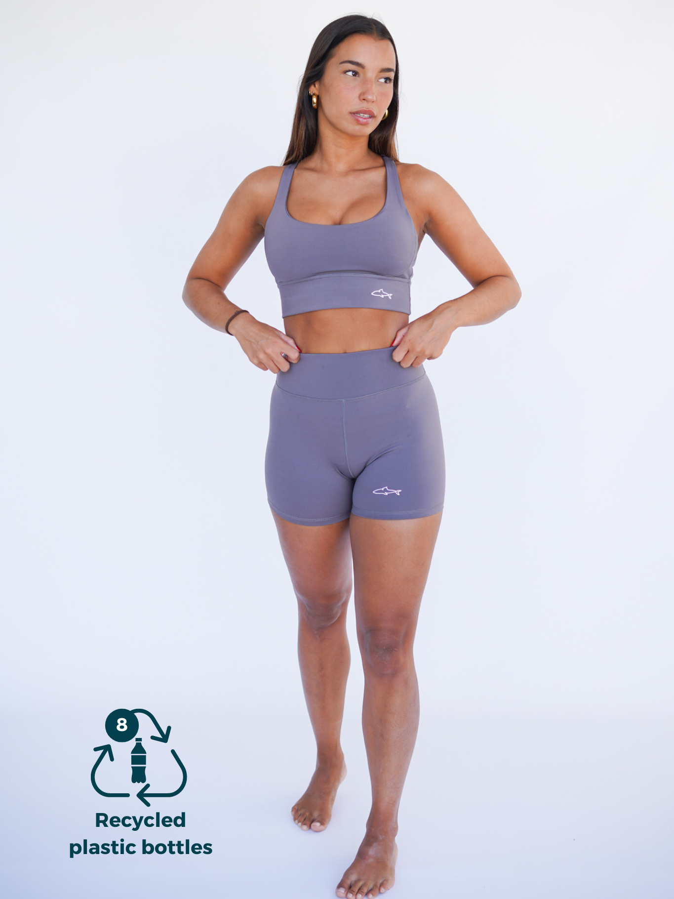 Short SHARK - gris - FITPLANET