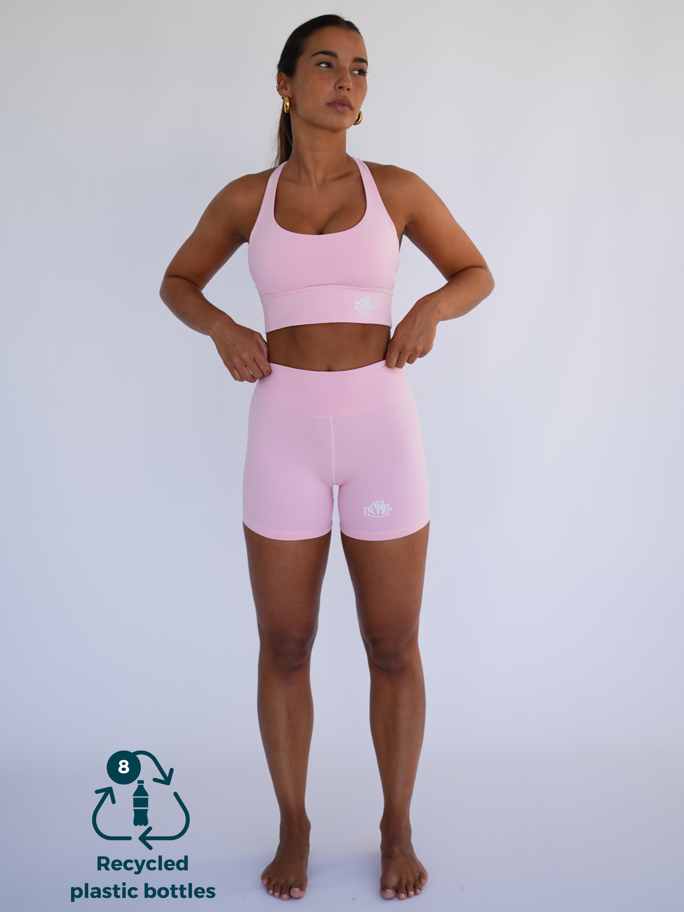 Short POSIDONIA - rosa - FITPLANET