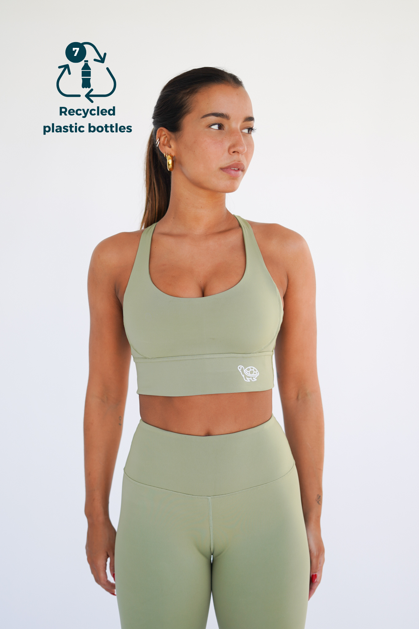 Top SEA TURTLE - verde - FITPLANET