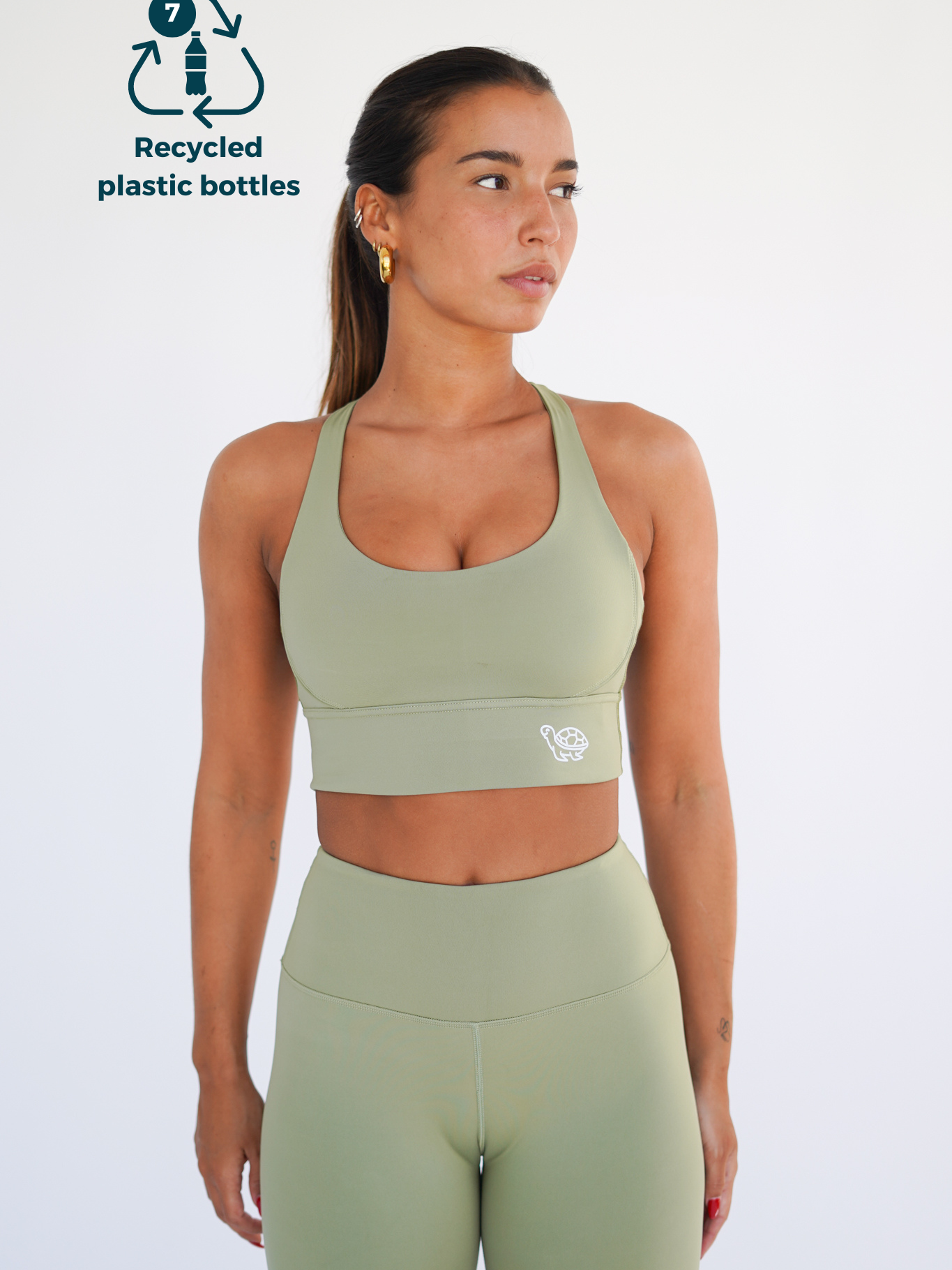 Top SEA TURTLE - verde - FITPLANET