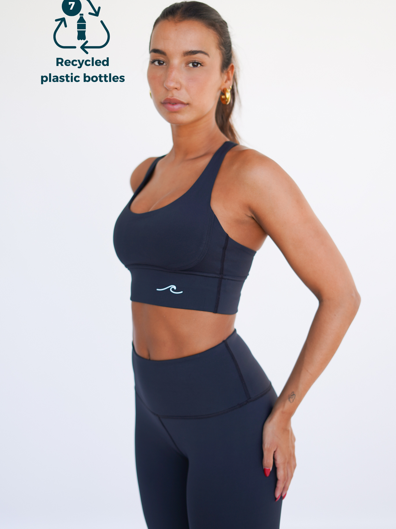 Top OCEAN - negro - FITPLANET