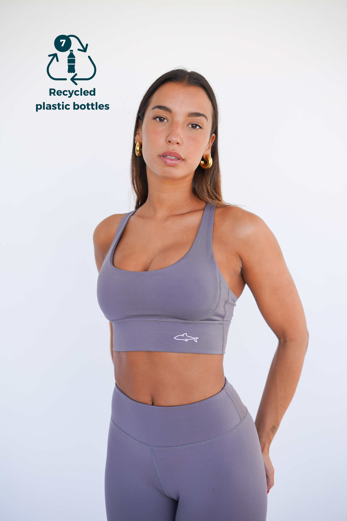 Top SHARK - gris - FITPLANET