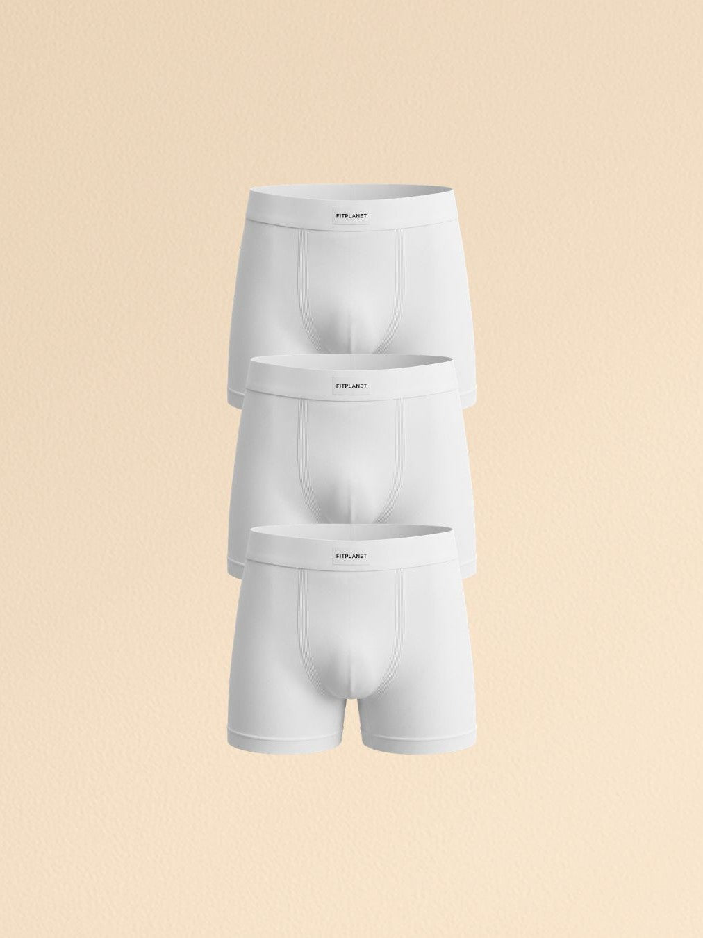 Pack Boxer Blanco [x3]